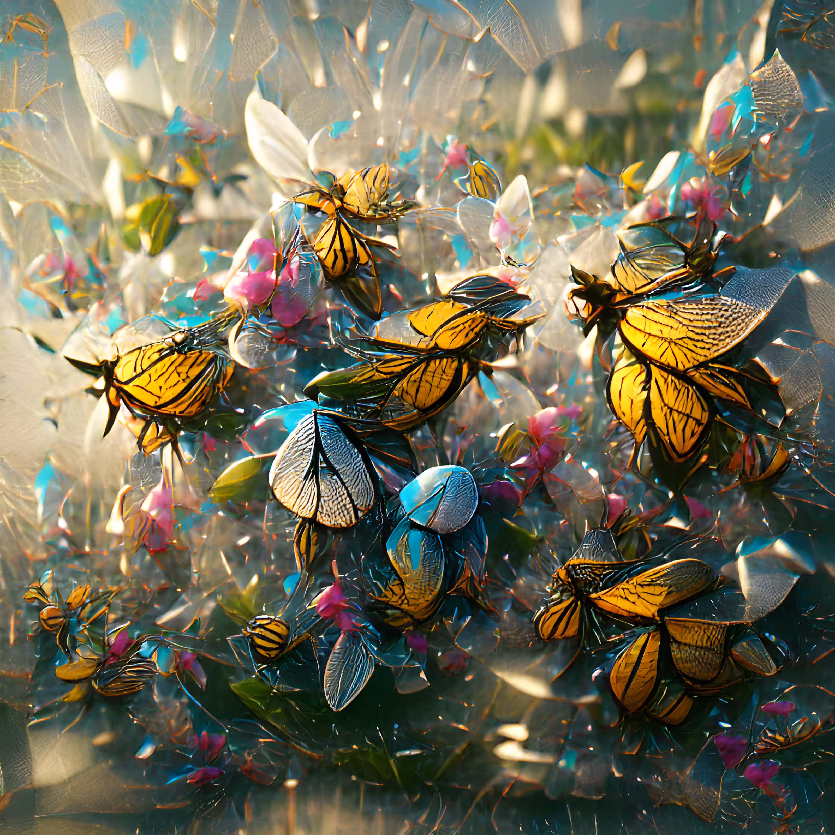 Butterfly Floral Paradise