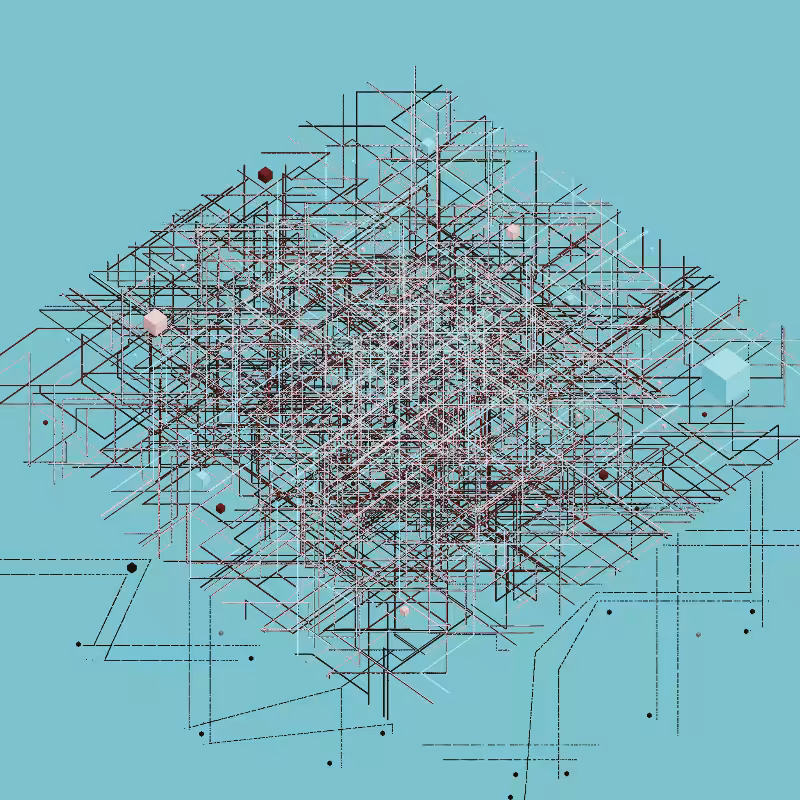 Luminous Streaks and cubes #3