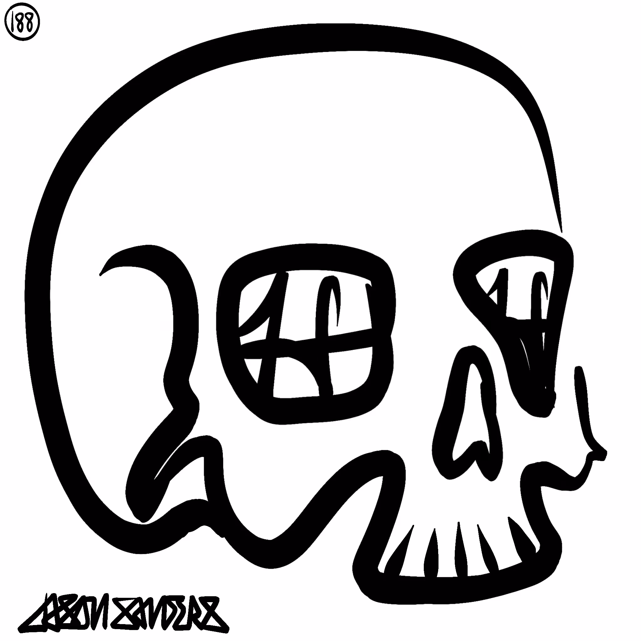 Skull Lines “Thirty-One” By DrainedEye | #188