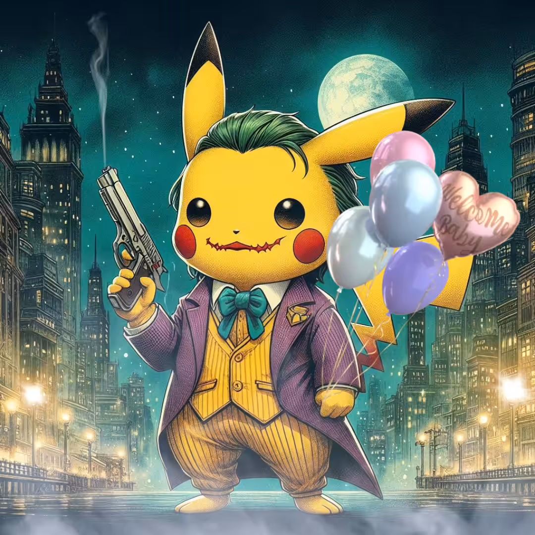 Ukiyo Pokeprints: PikaJoker