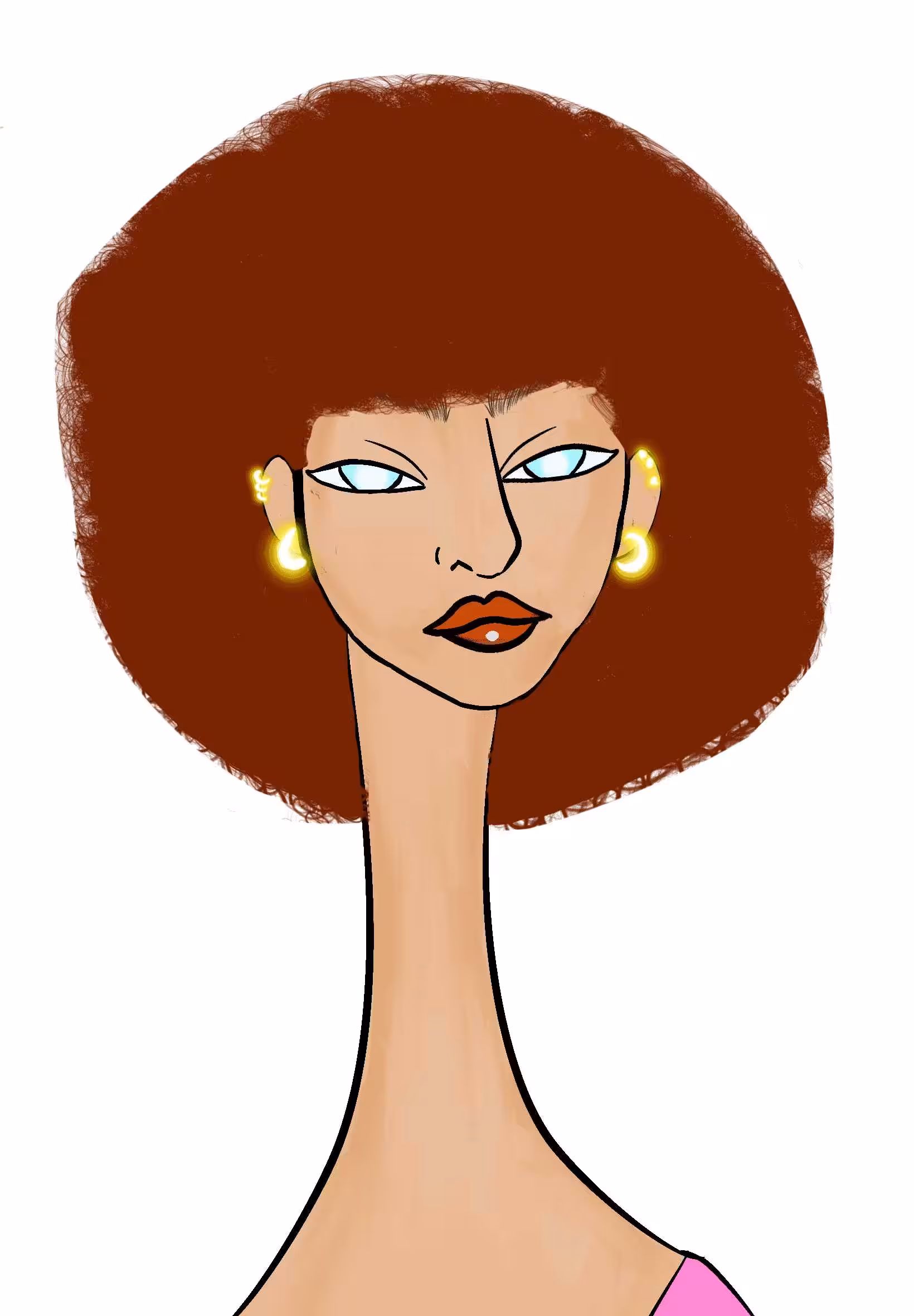 Long Neckie Ladies: Long Neckie Lady #2103