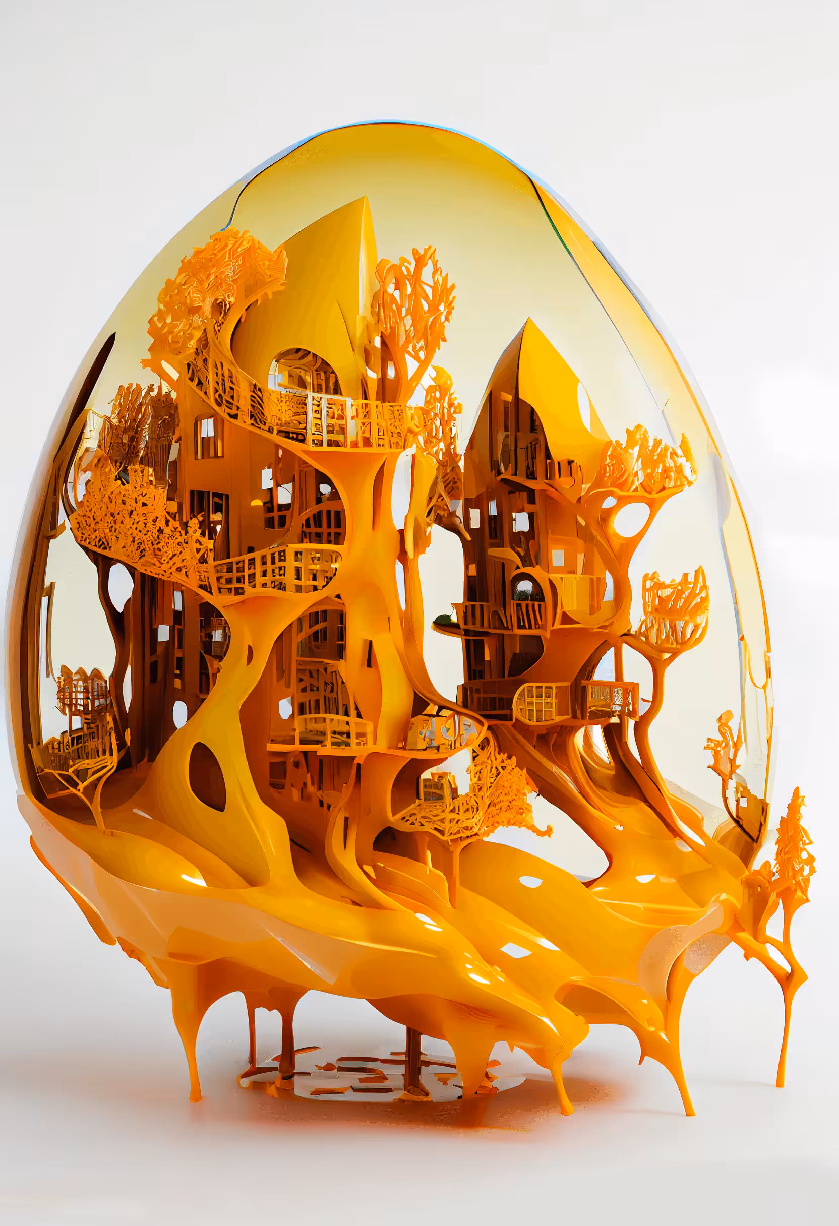 Fantasy Architecture Egg 12