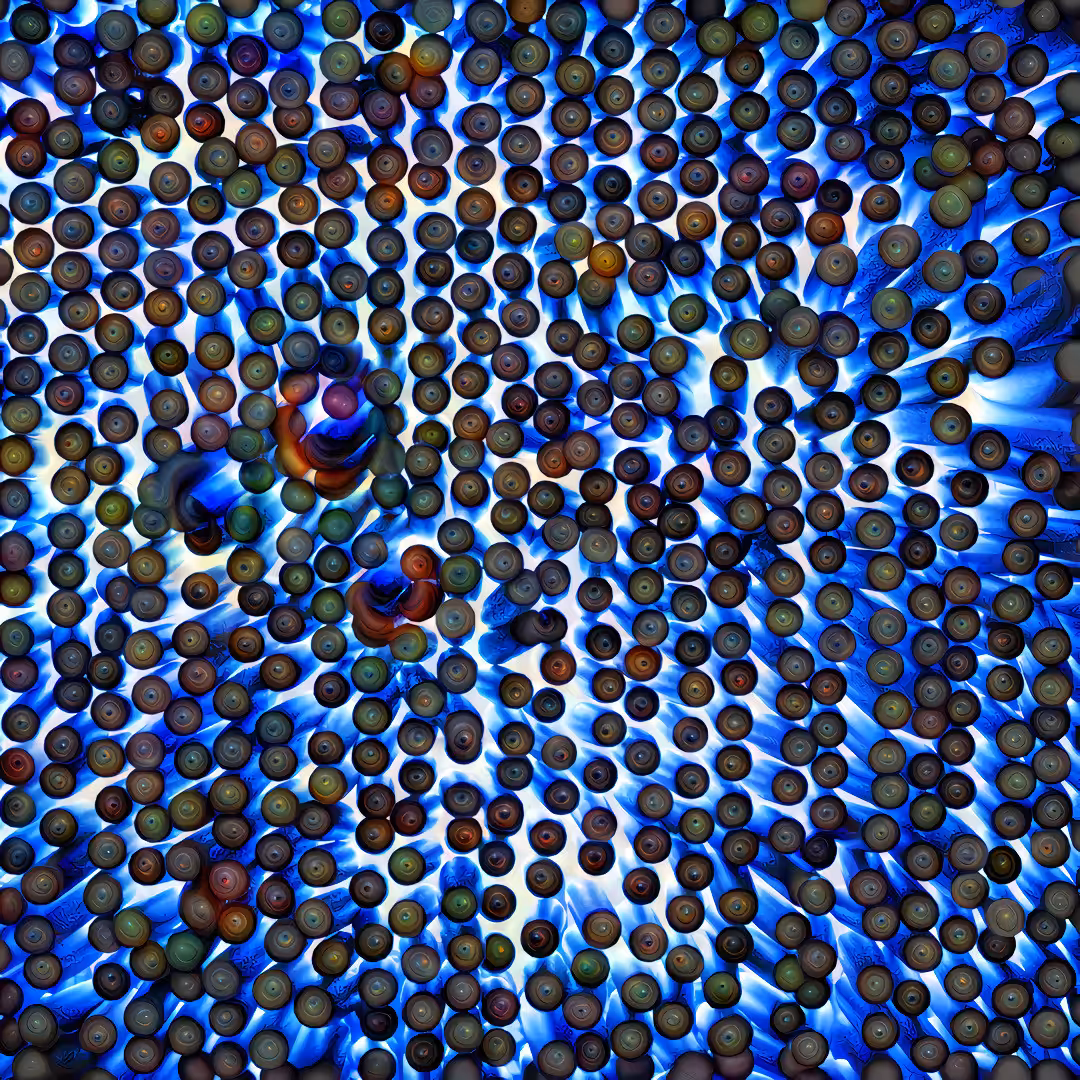Blue Columns 