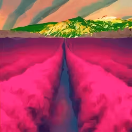 Generated Glitch Landscape #278