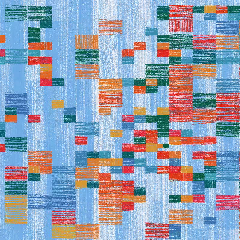 Composition #3 Patchwork Quilt #79