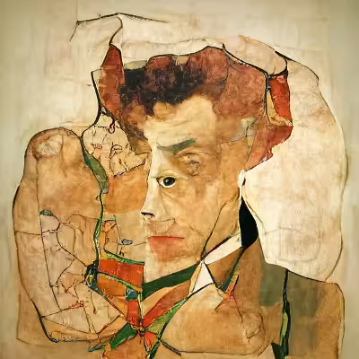 Portrait of Egon Schiele