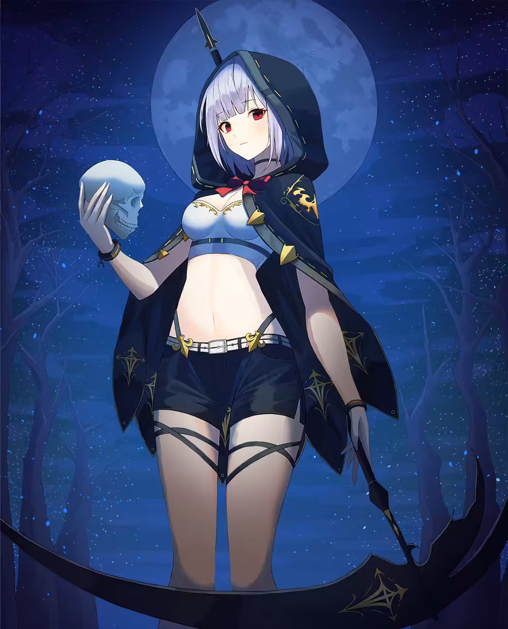 The reaper coming