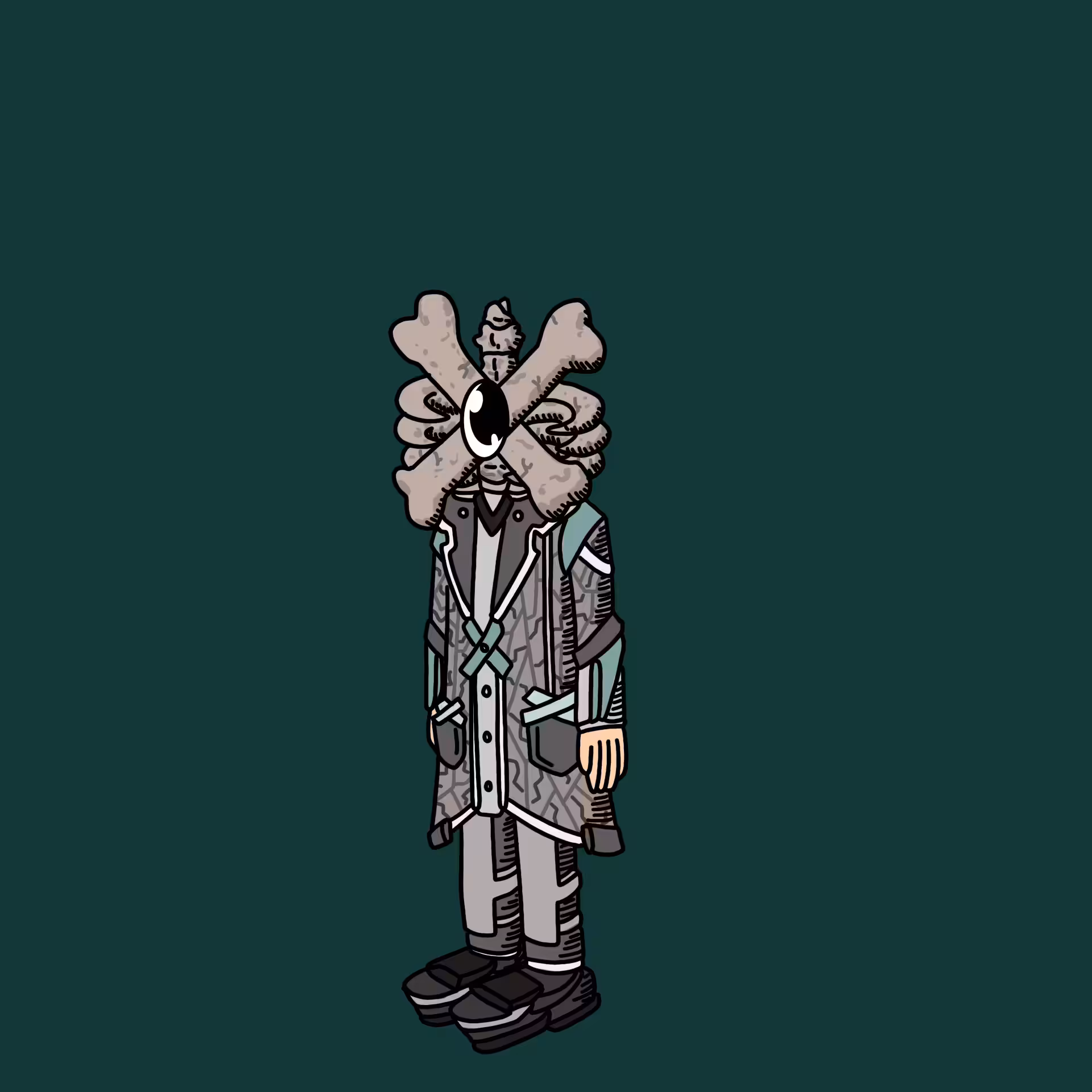 Osteologist one eyed guy #00391
