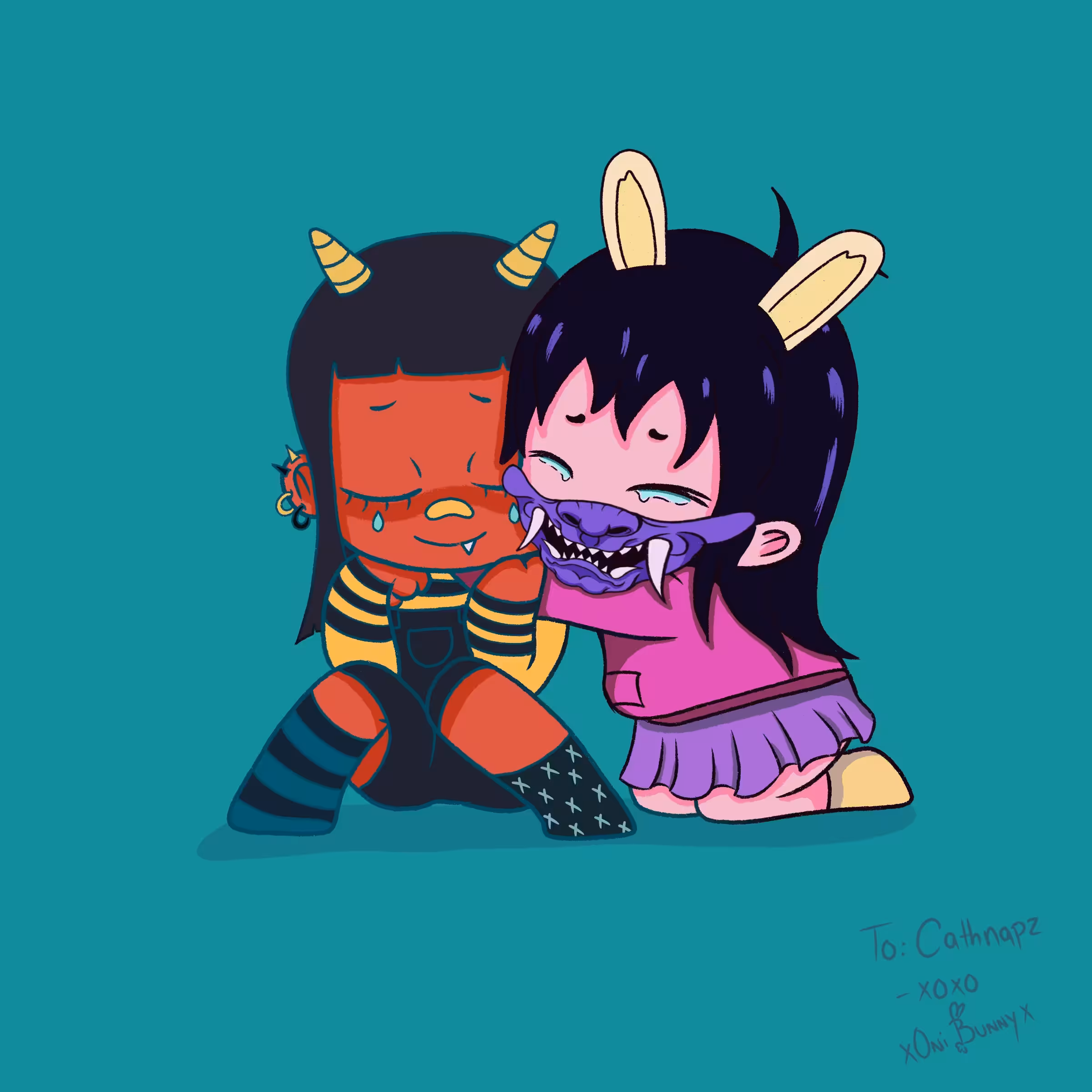 xOniBunnyx Loves Cathnapz