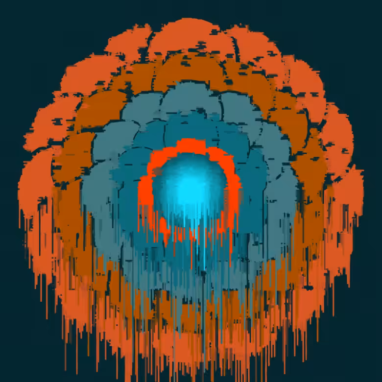 Melted flower #8