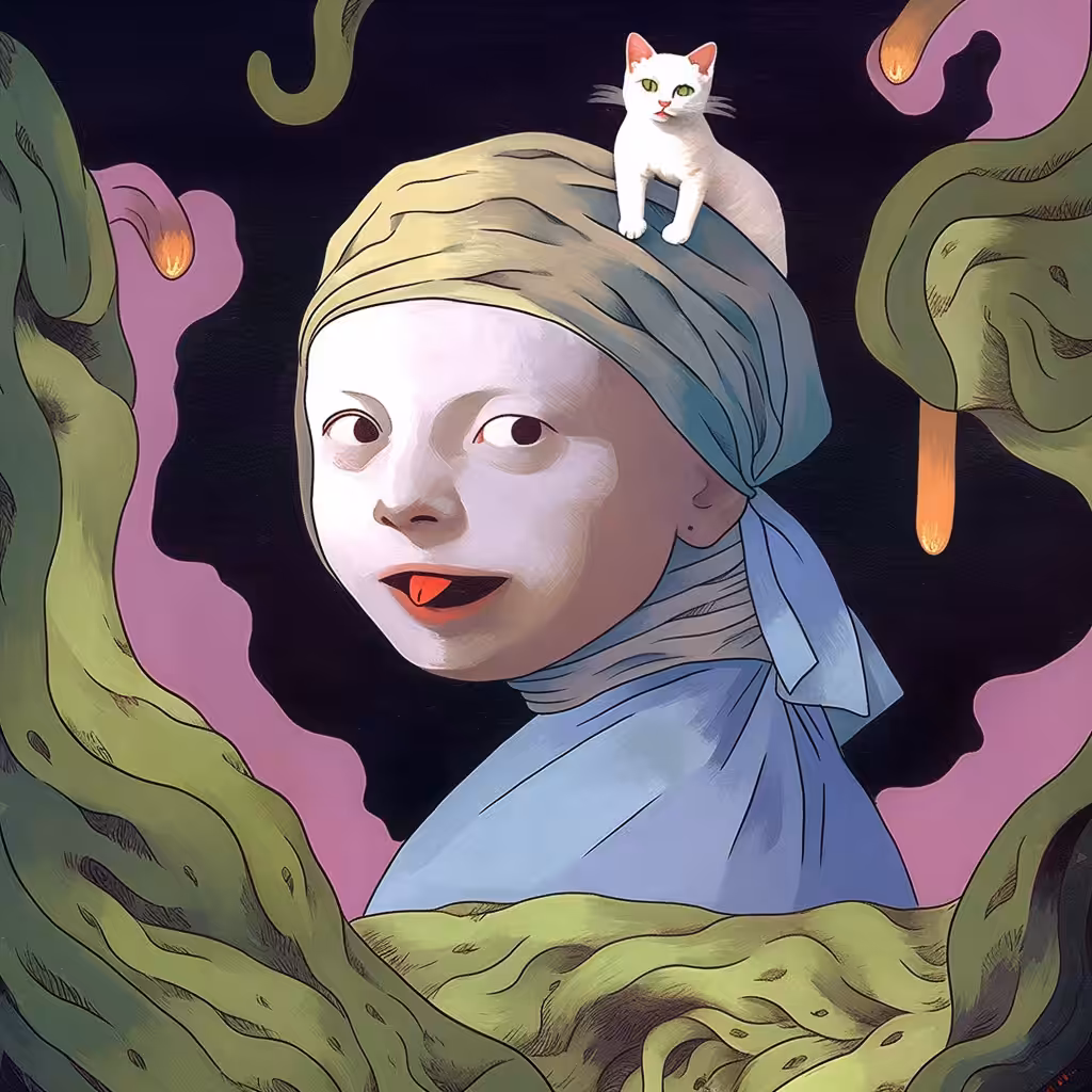Cat with a NinjaDojo