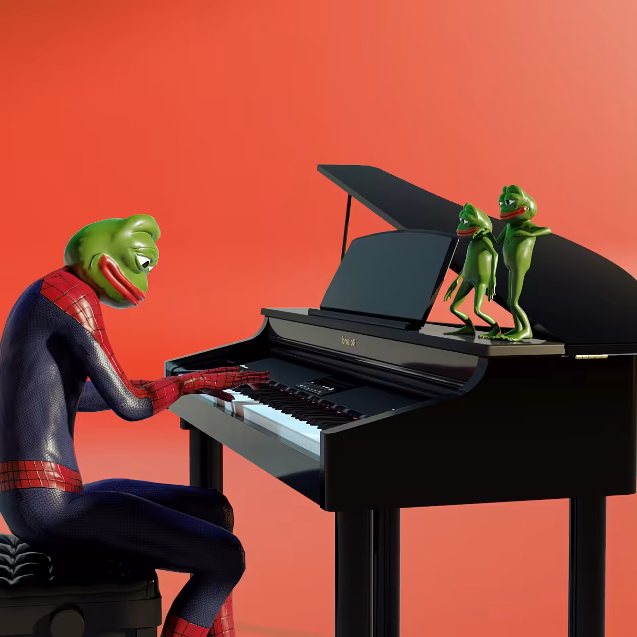 Spider PEPE and his nephews