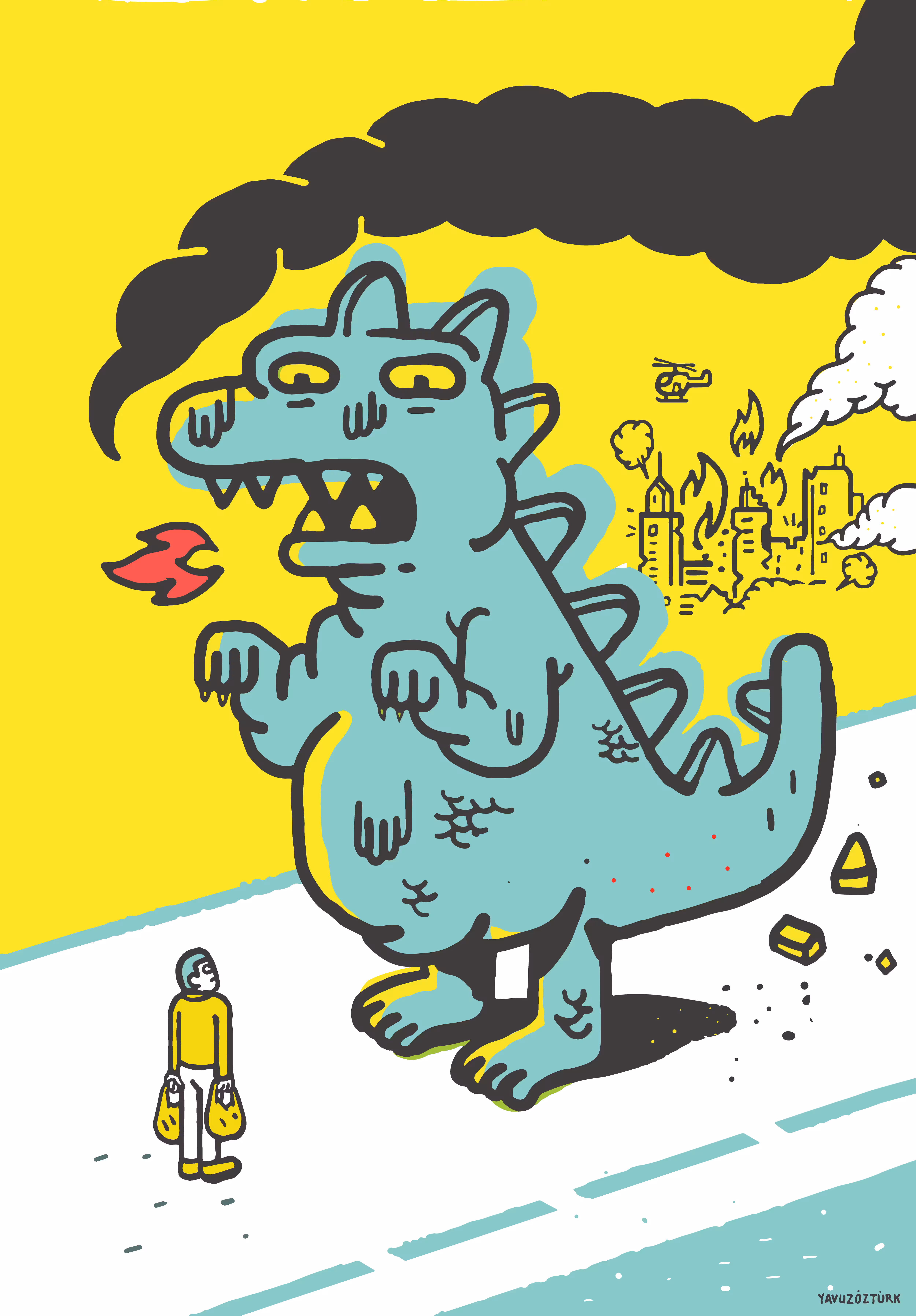 Unknown Rebel vs. Godzilla !