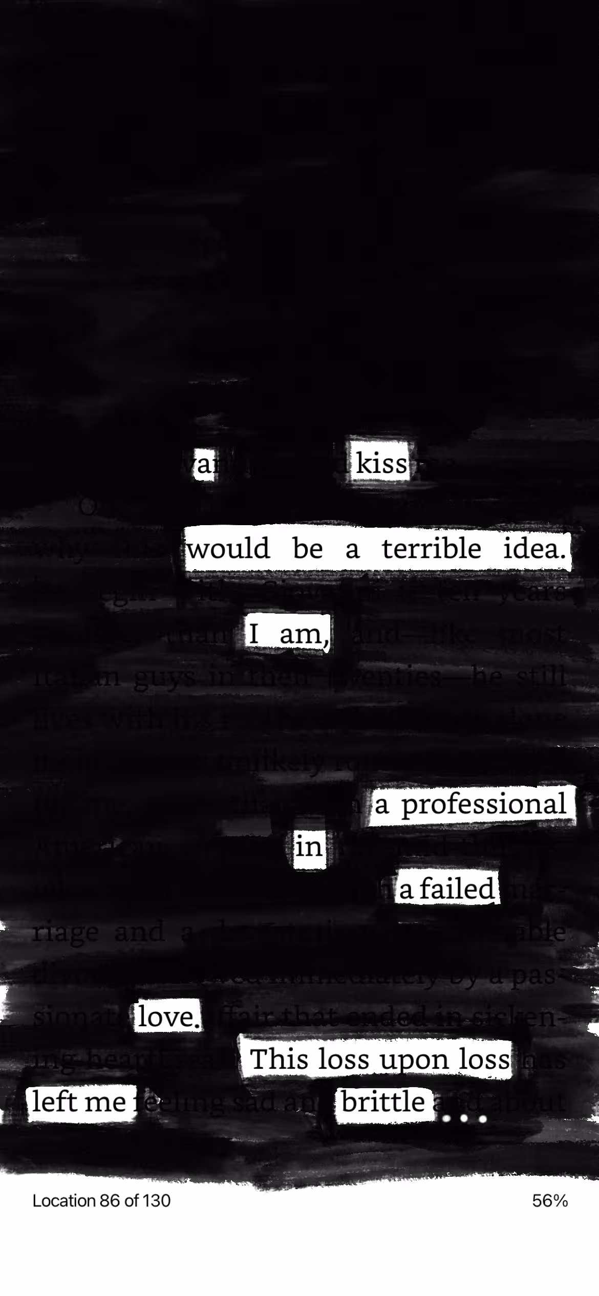 HIS Story /// 1.1 “”No kisses tonight”