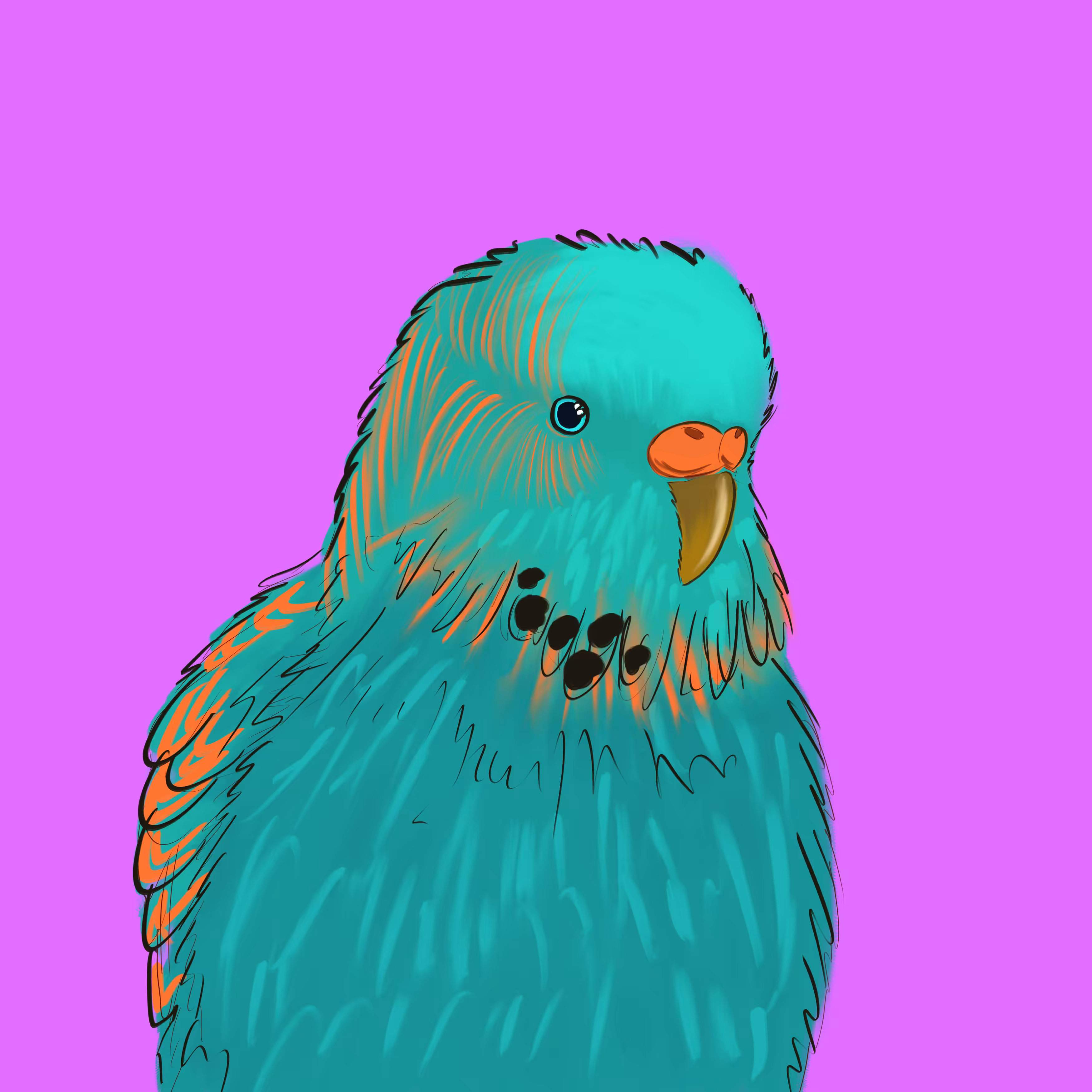 Neon Parrot #15