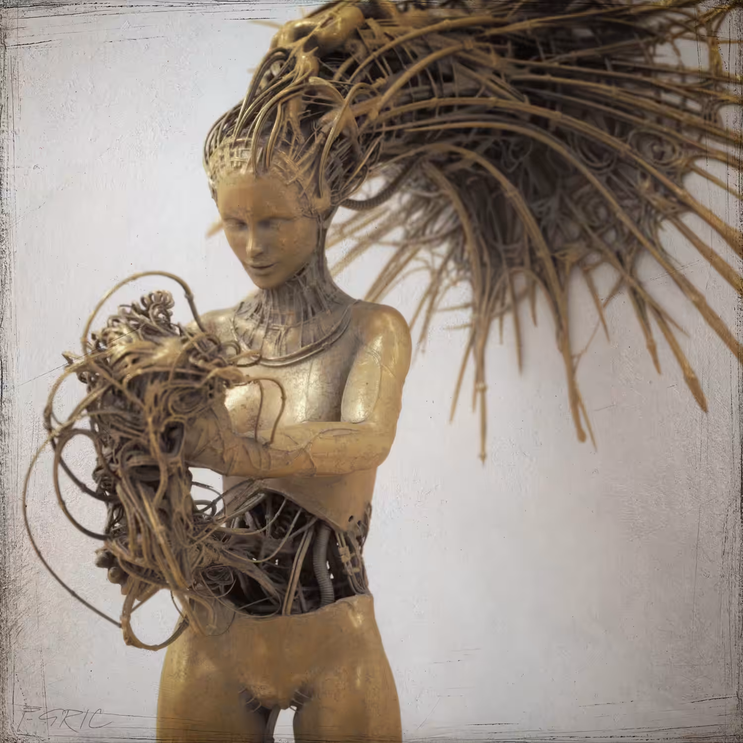 Gynoid III in Bronze