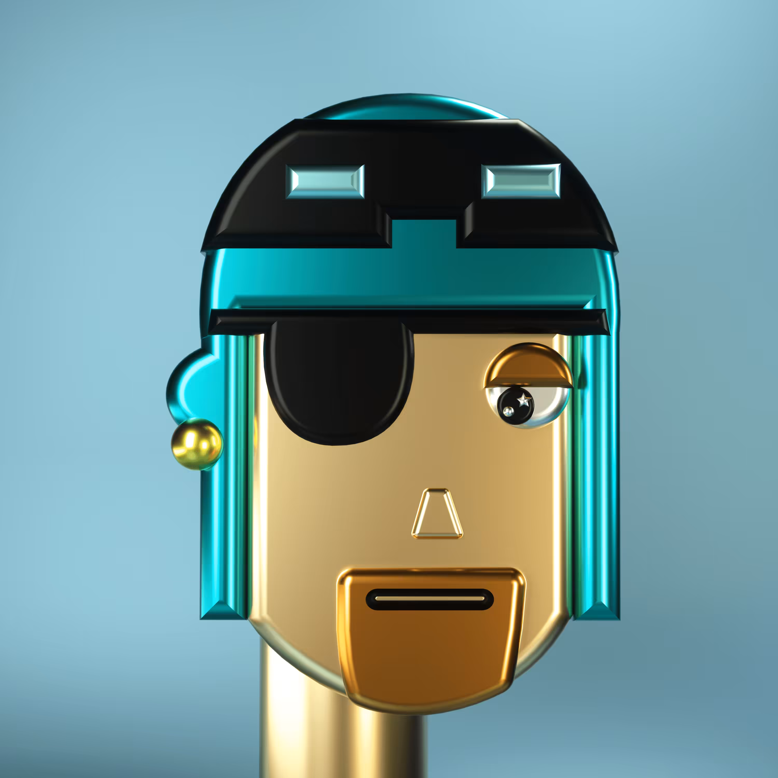 3D Chrome Punk #0501
