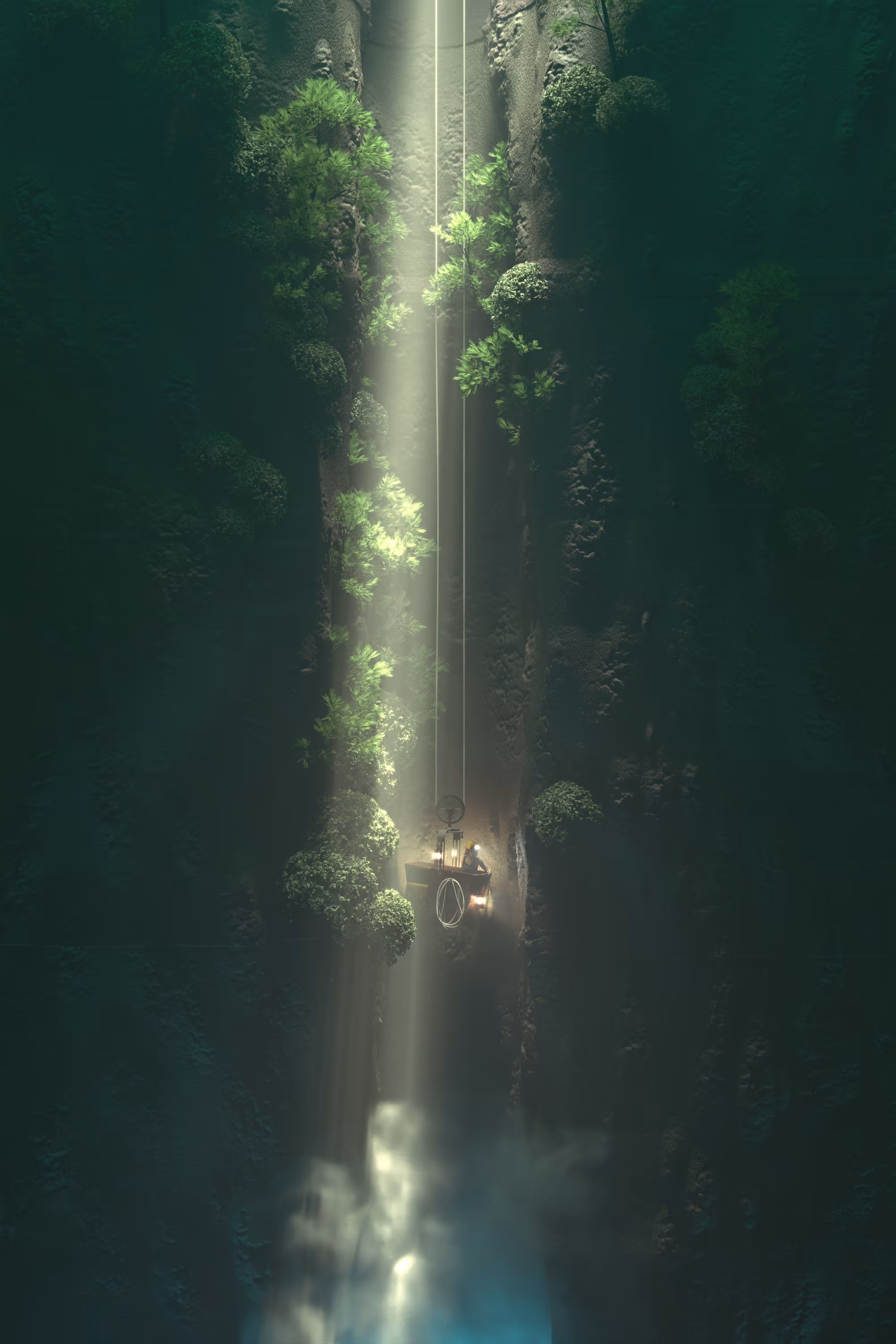 Of light and darkness - the drop