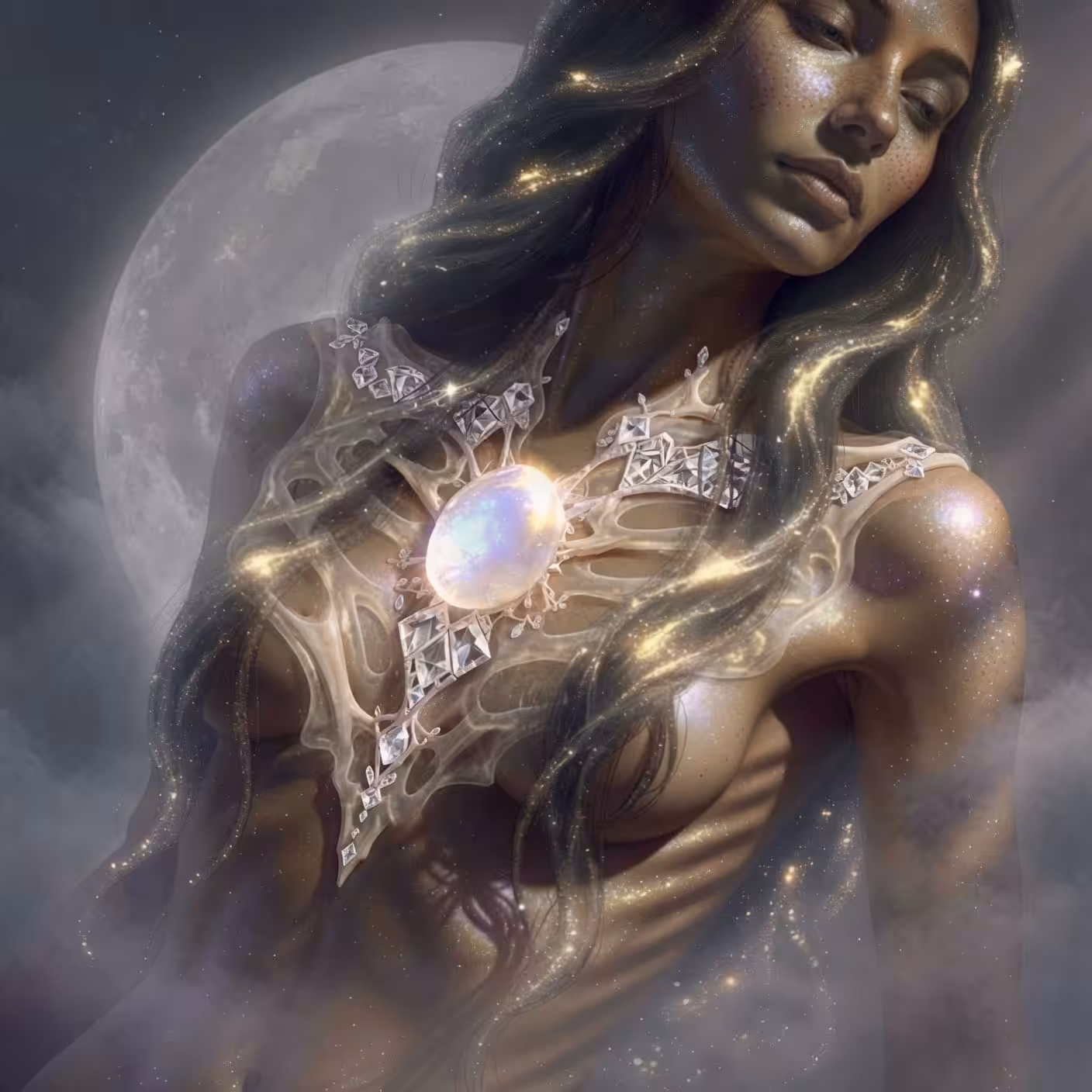 Ethereal Jewels: The Living Temple