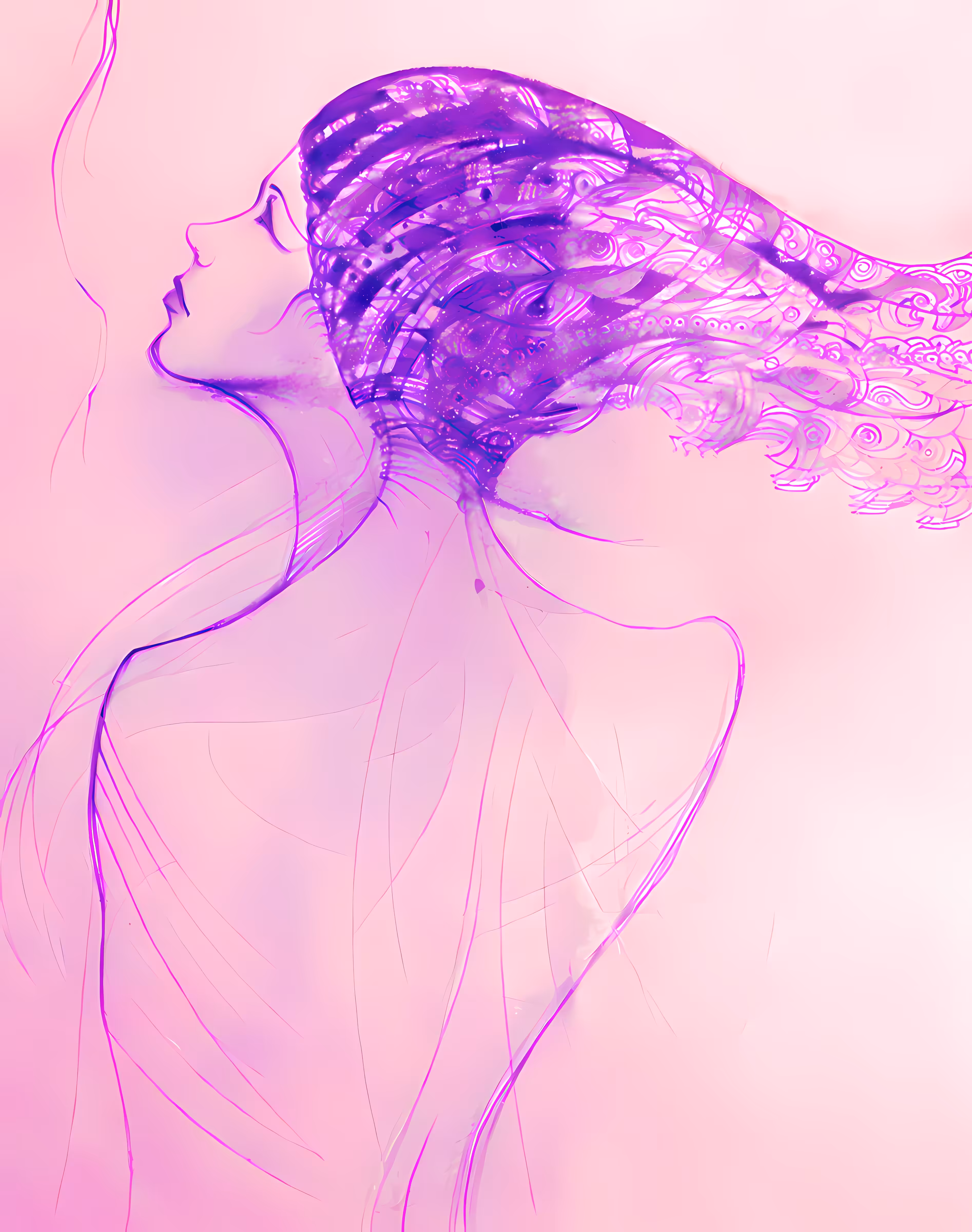 Purple girl