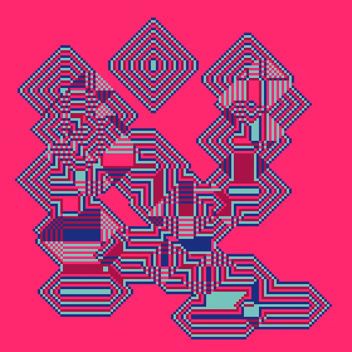 Superimposed Octagonal Pyramids #35