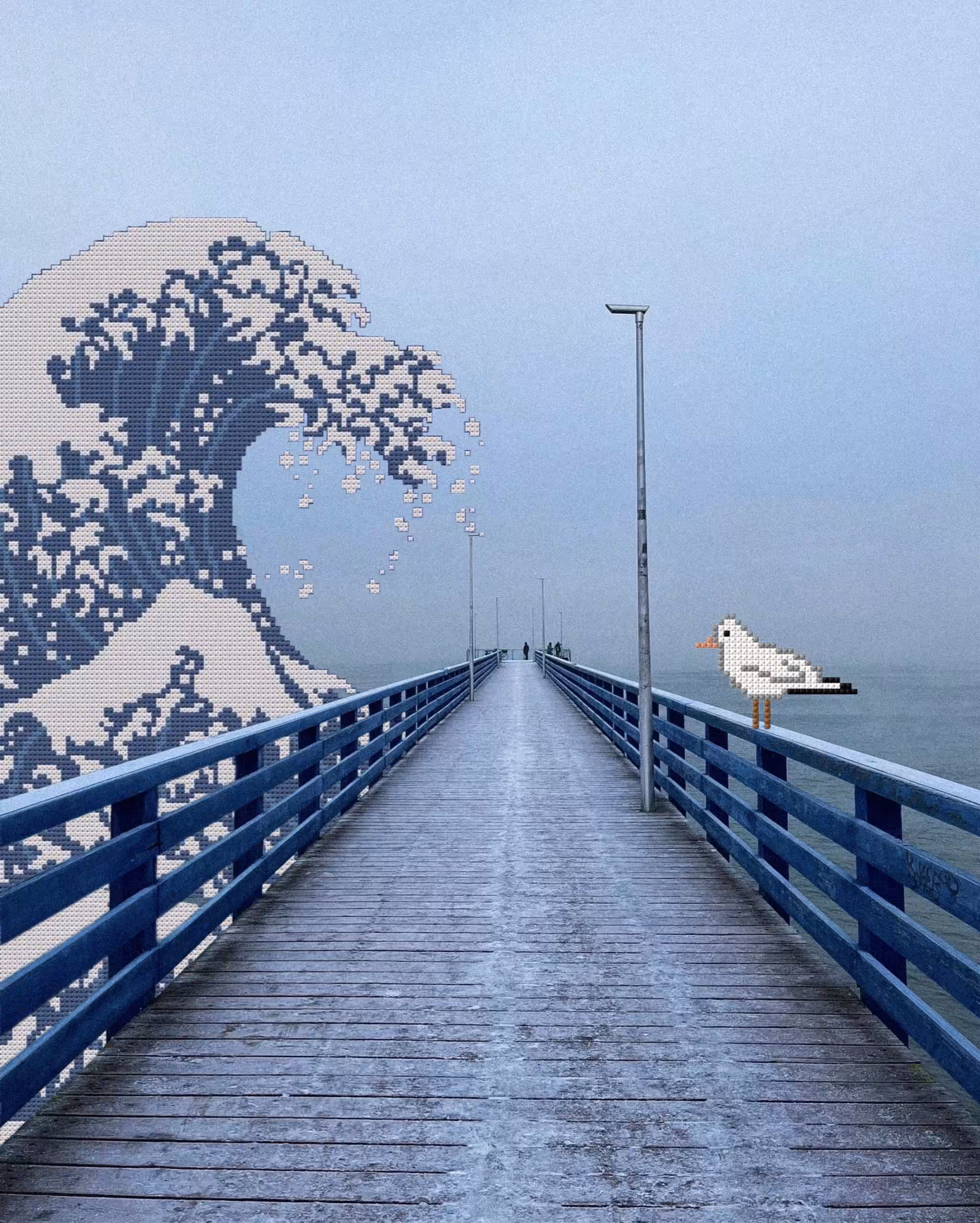 The wave and the seagull