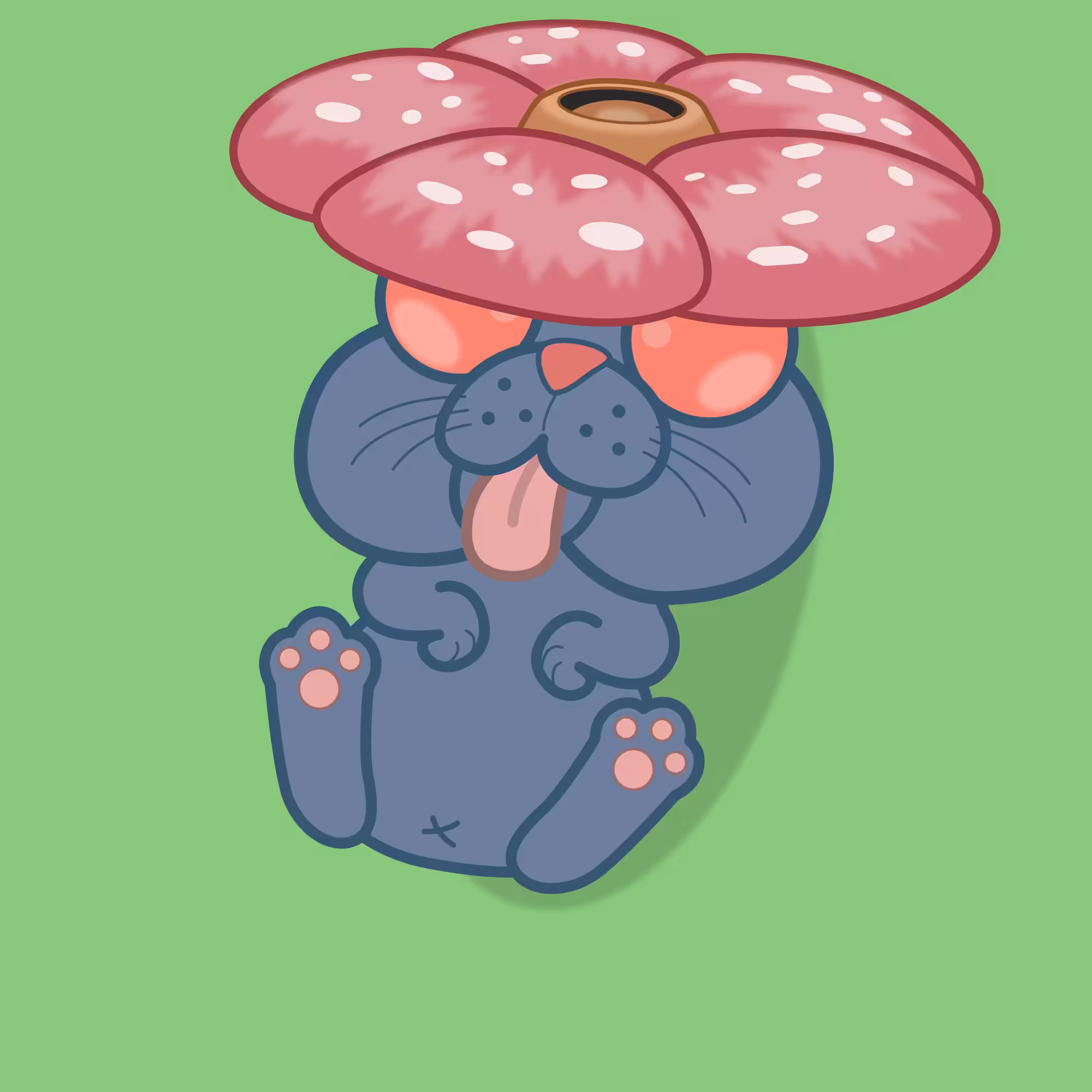 P045 --- Laying Derp Cateplume ---