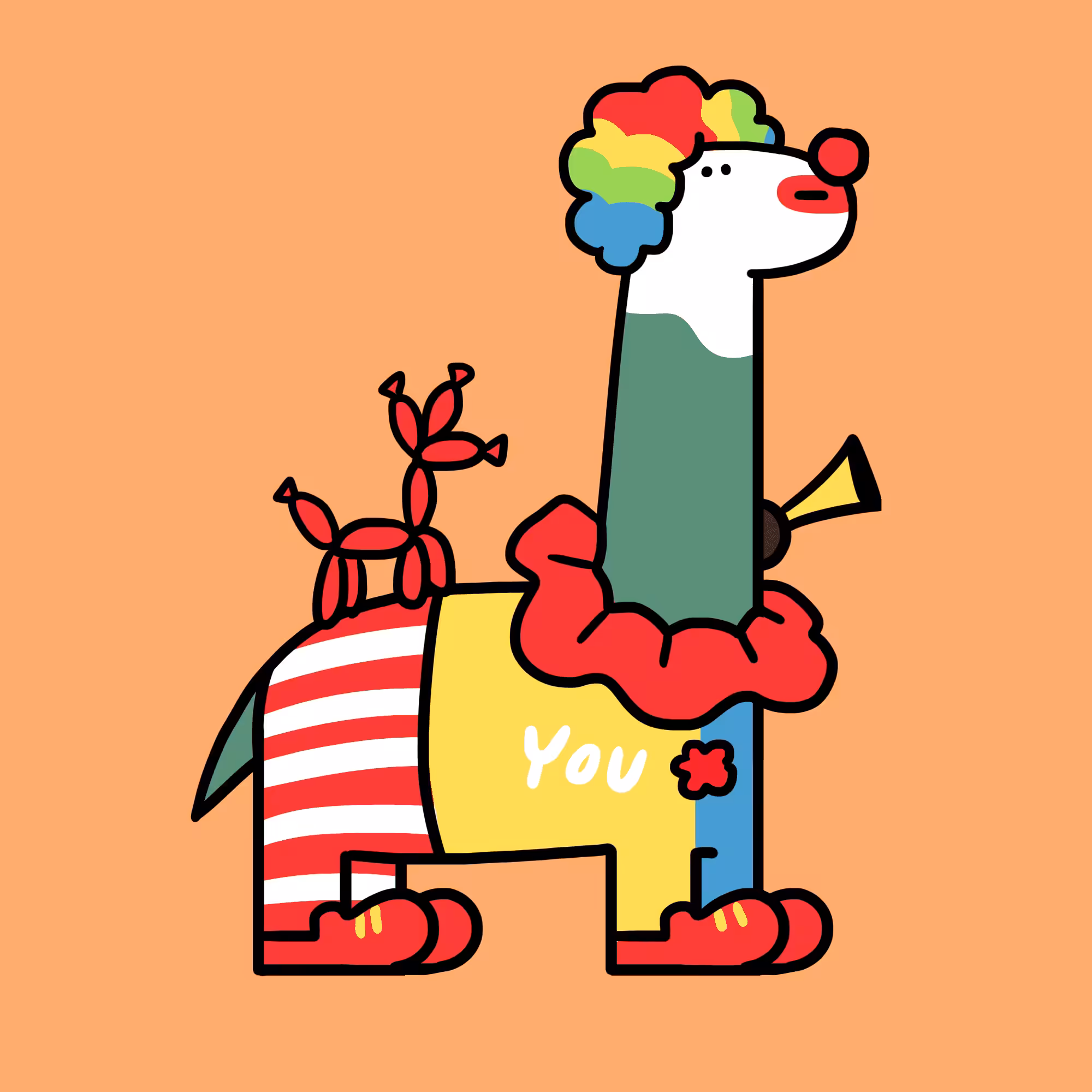 mypetdino - clown #22