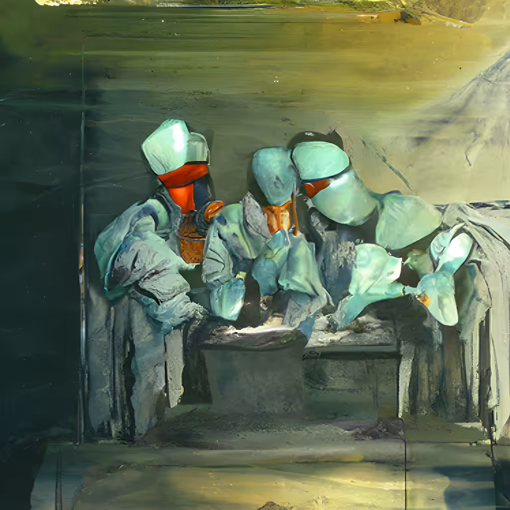 A Group Of Surgeons Wait To Cryonically Suspend A Patient B