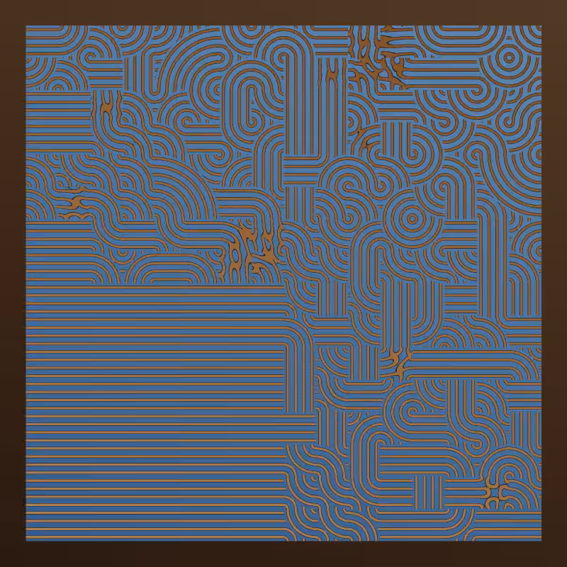 Ever-evolving Truchet #43