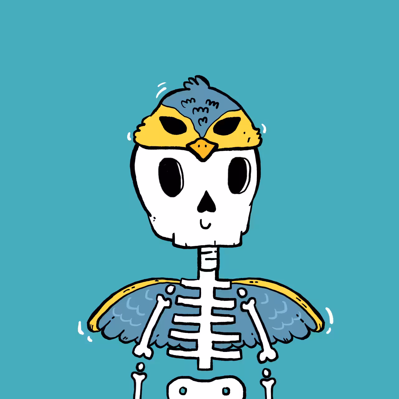 Skeledude: #121 Humming dude
