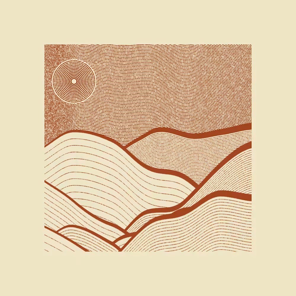 One color sketch #47