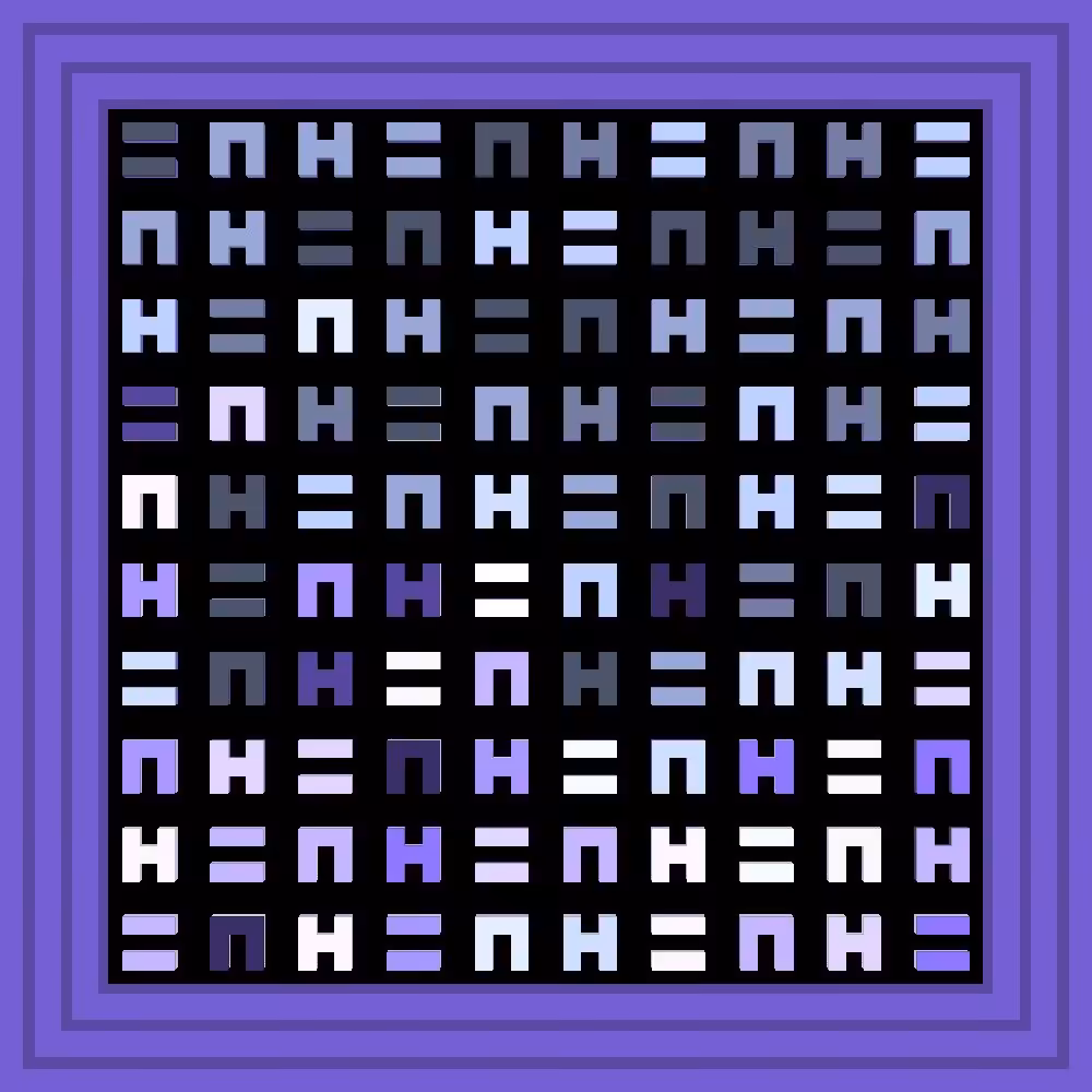 tamperproof :: Procedural Symbols (H=N) #501/1000