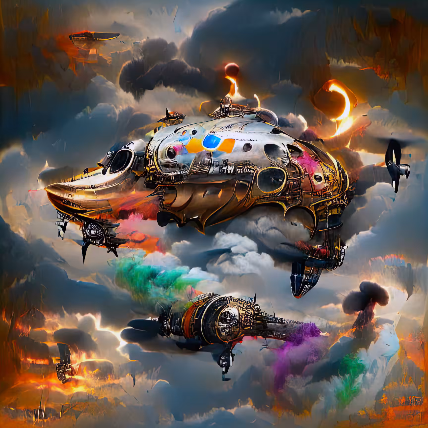 Outerspace Steampunk 34/501