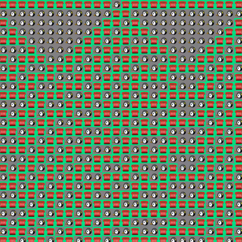 Elementary Cellular Emoji Automata #353