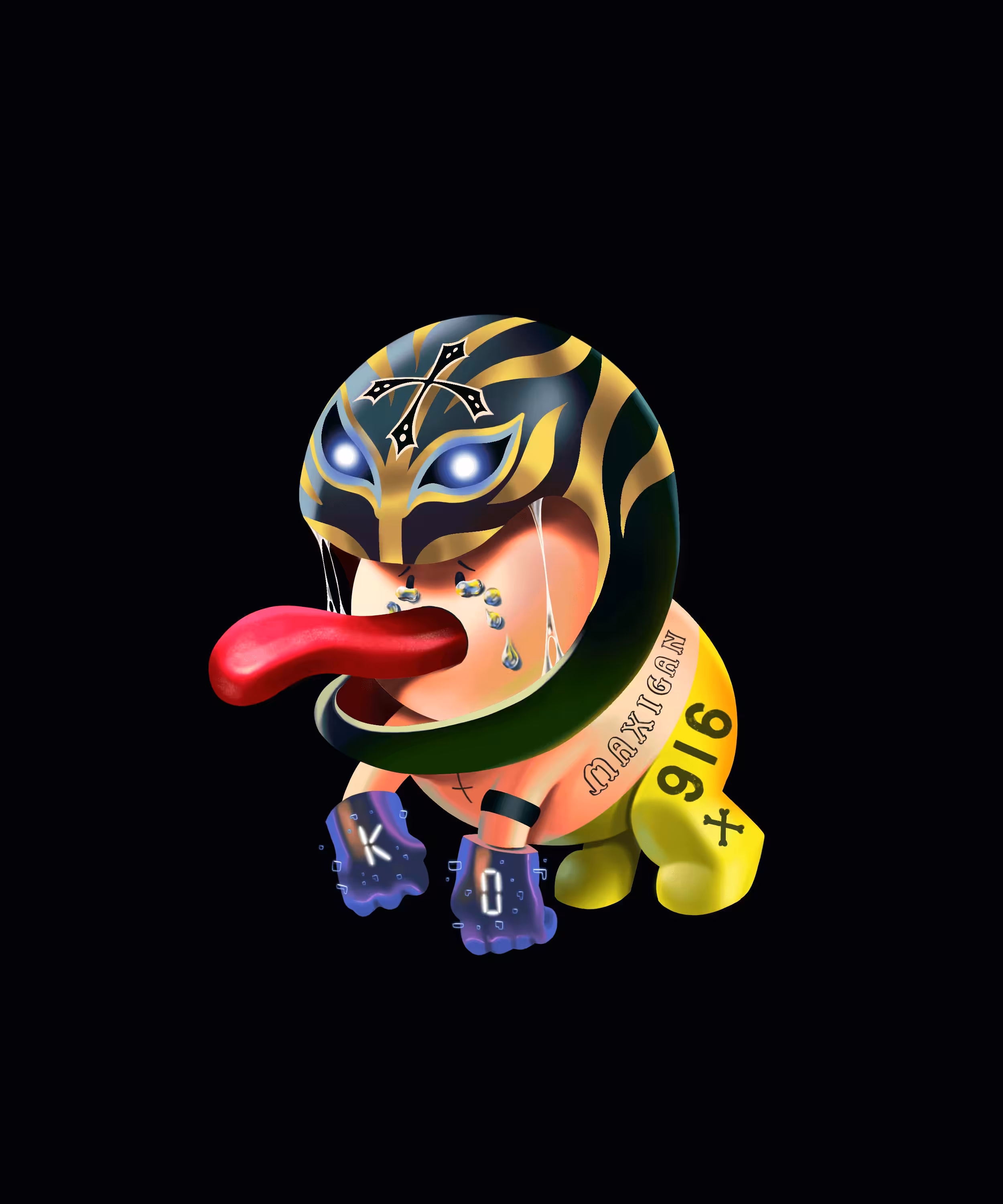 026 Don't cry Osgar G Rubic , Mystery mask is here.
