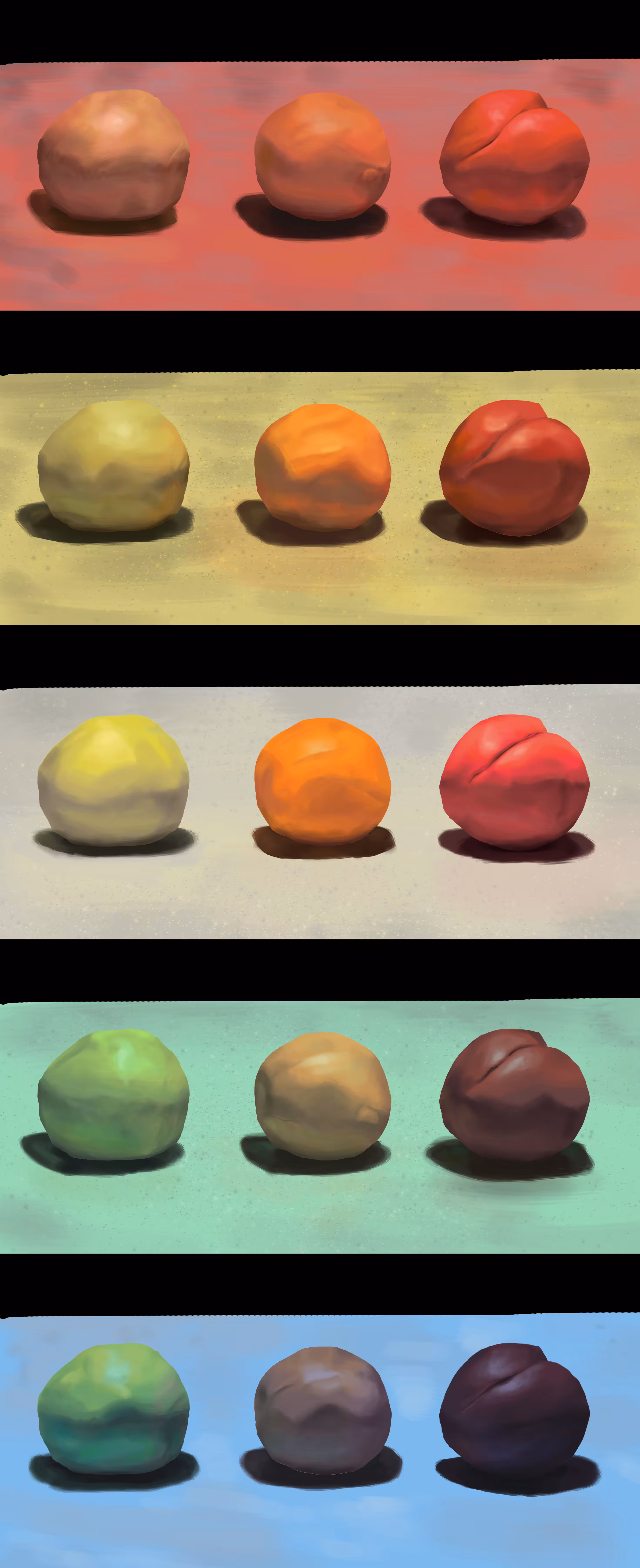 Real life study 3- Play-doh and colored lights