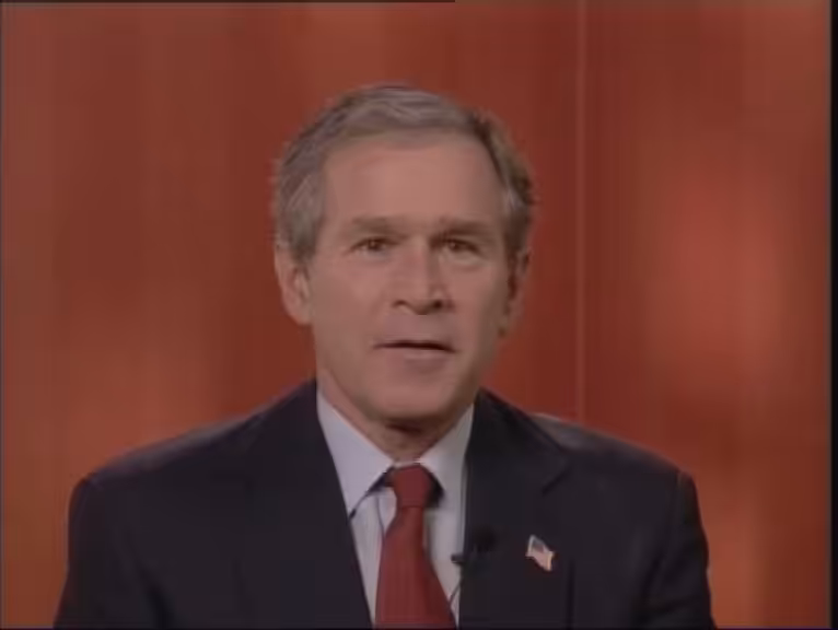 BUSH BLAIR SWEAR