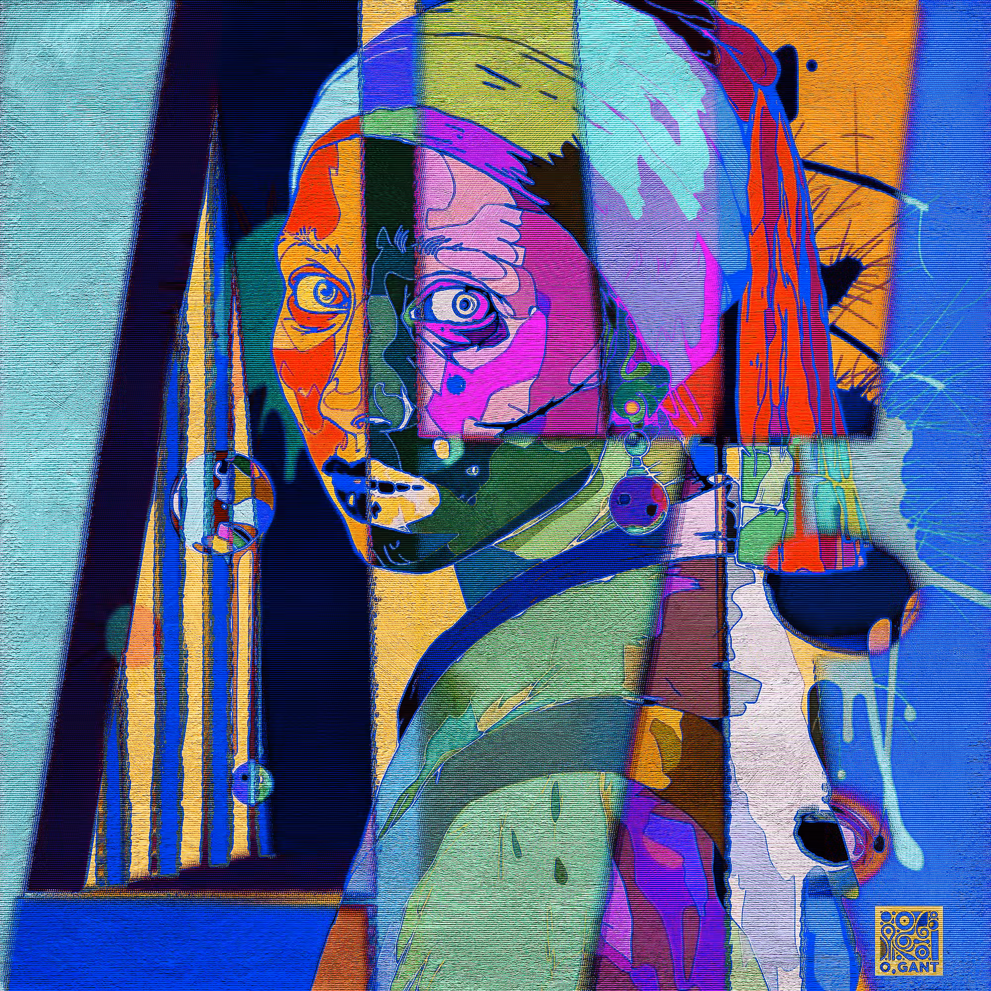 Oleg Gant Art: Piter not my friend: SUPER RARE: MD Zombie: Pearl