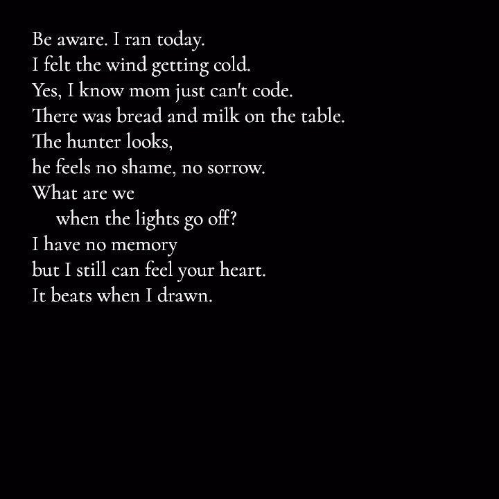Be aware