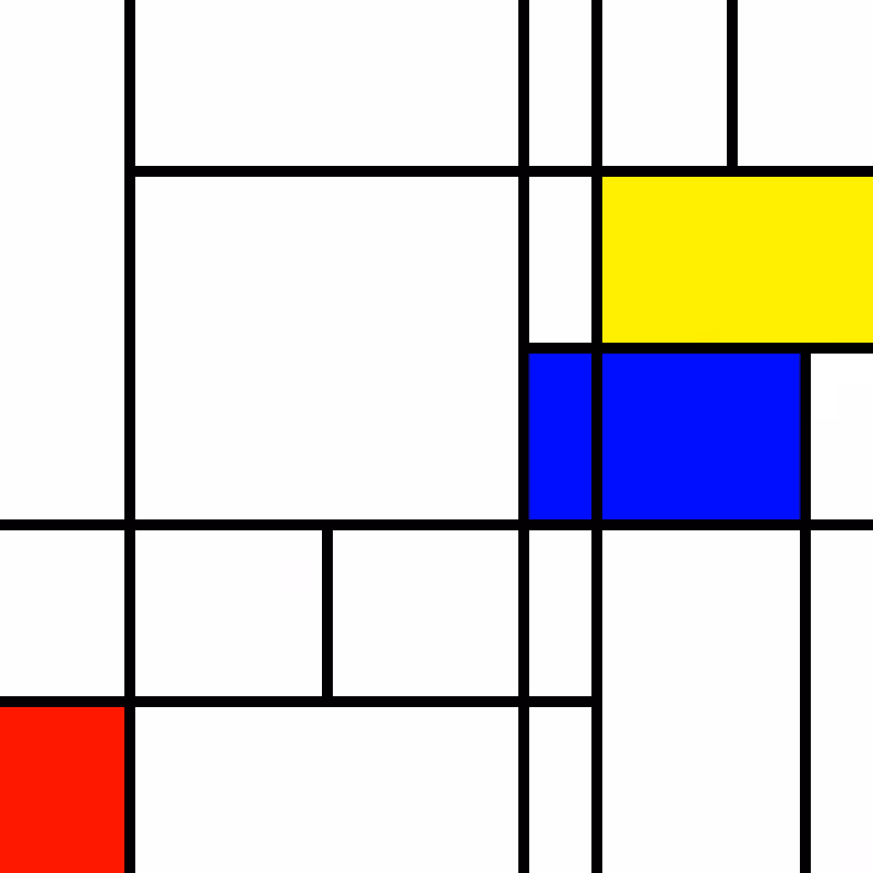 compositioninredblueandyellow.art, (NFT) #74