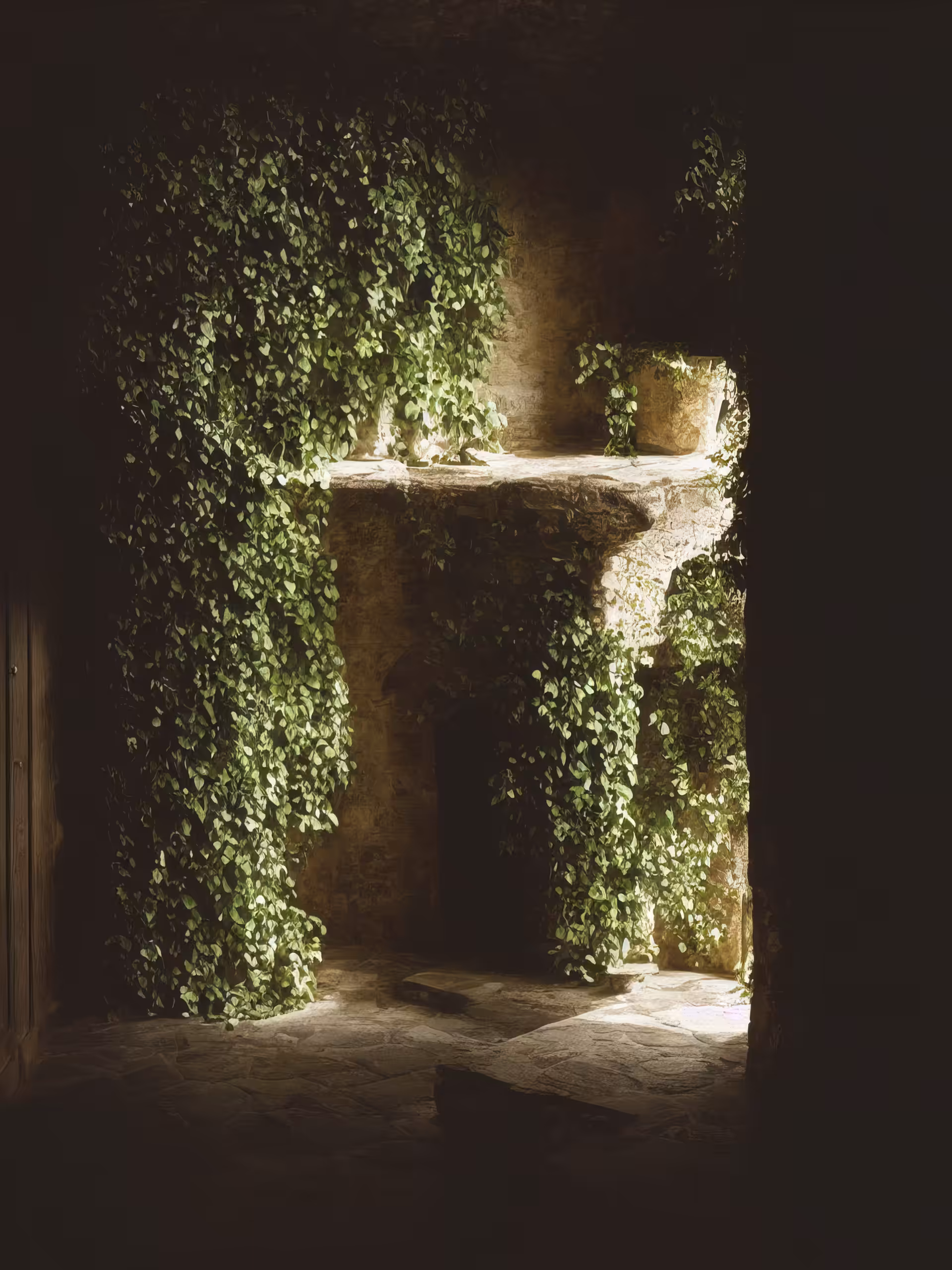 The hall