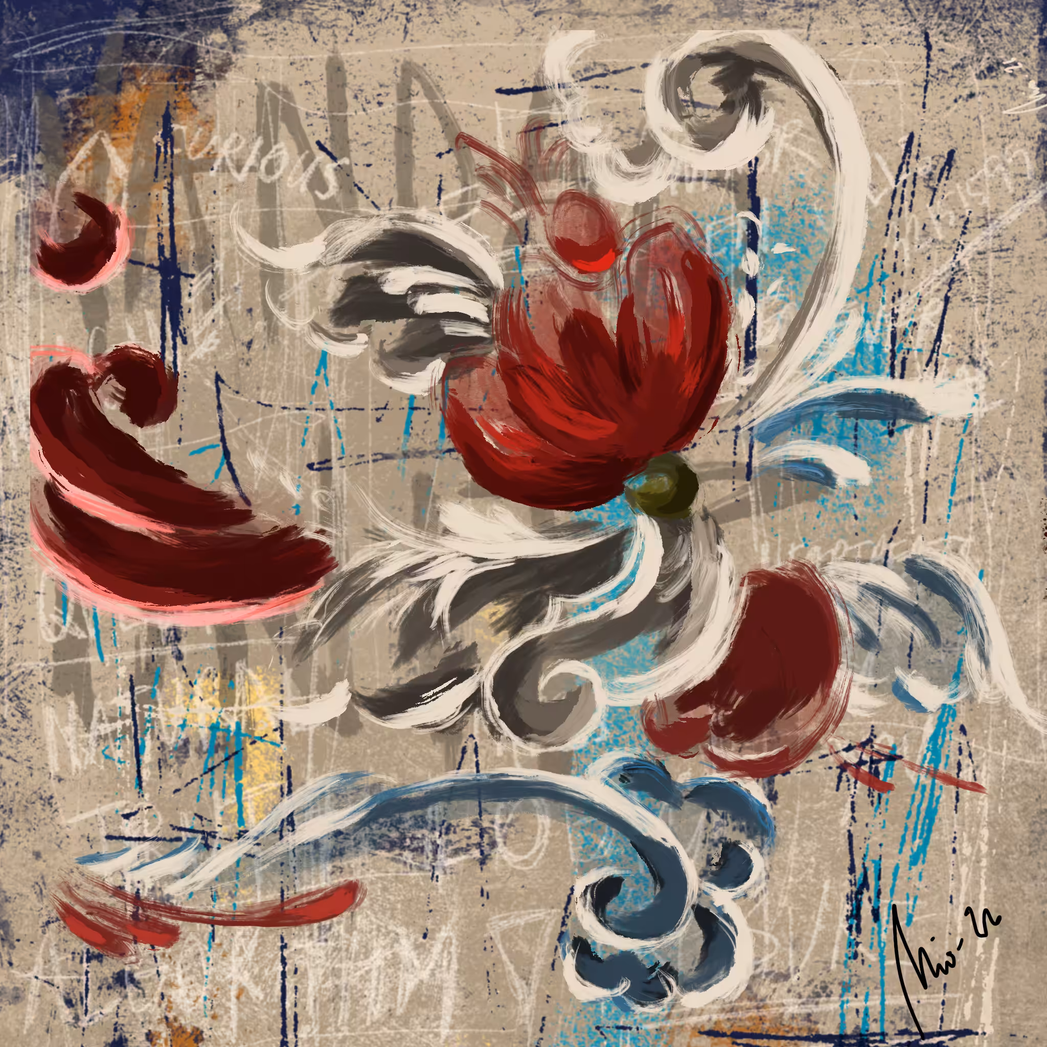 Baroque on concrete