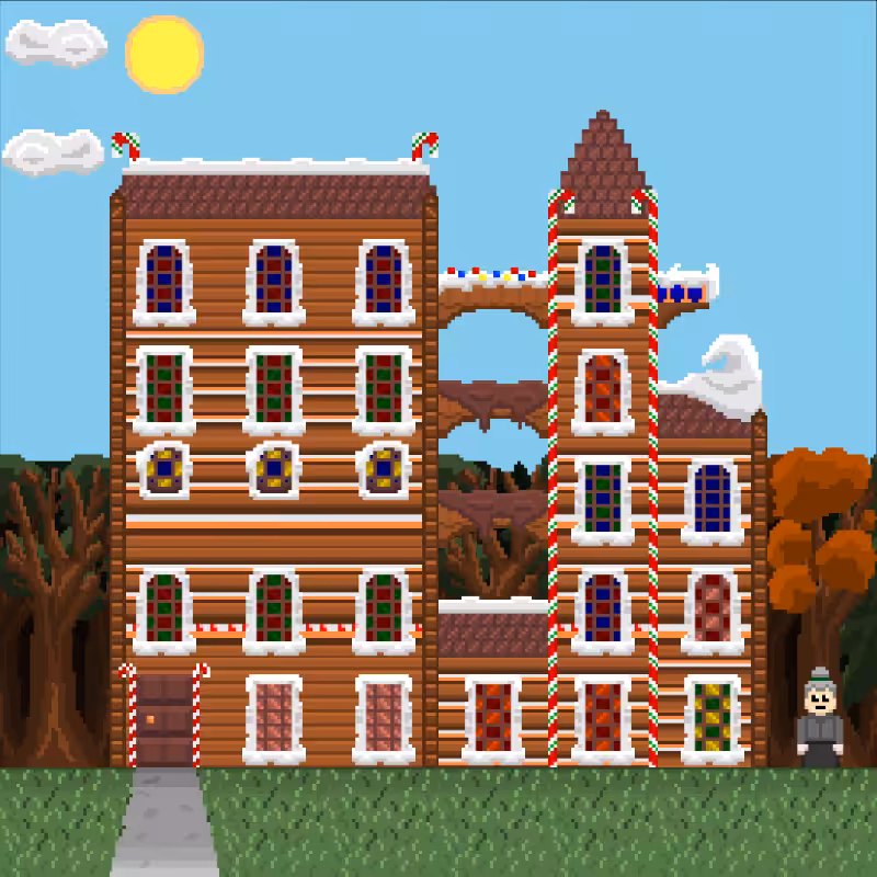 2D Mansion Candy House #128