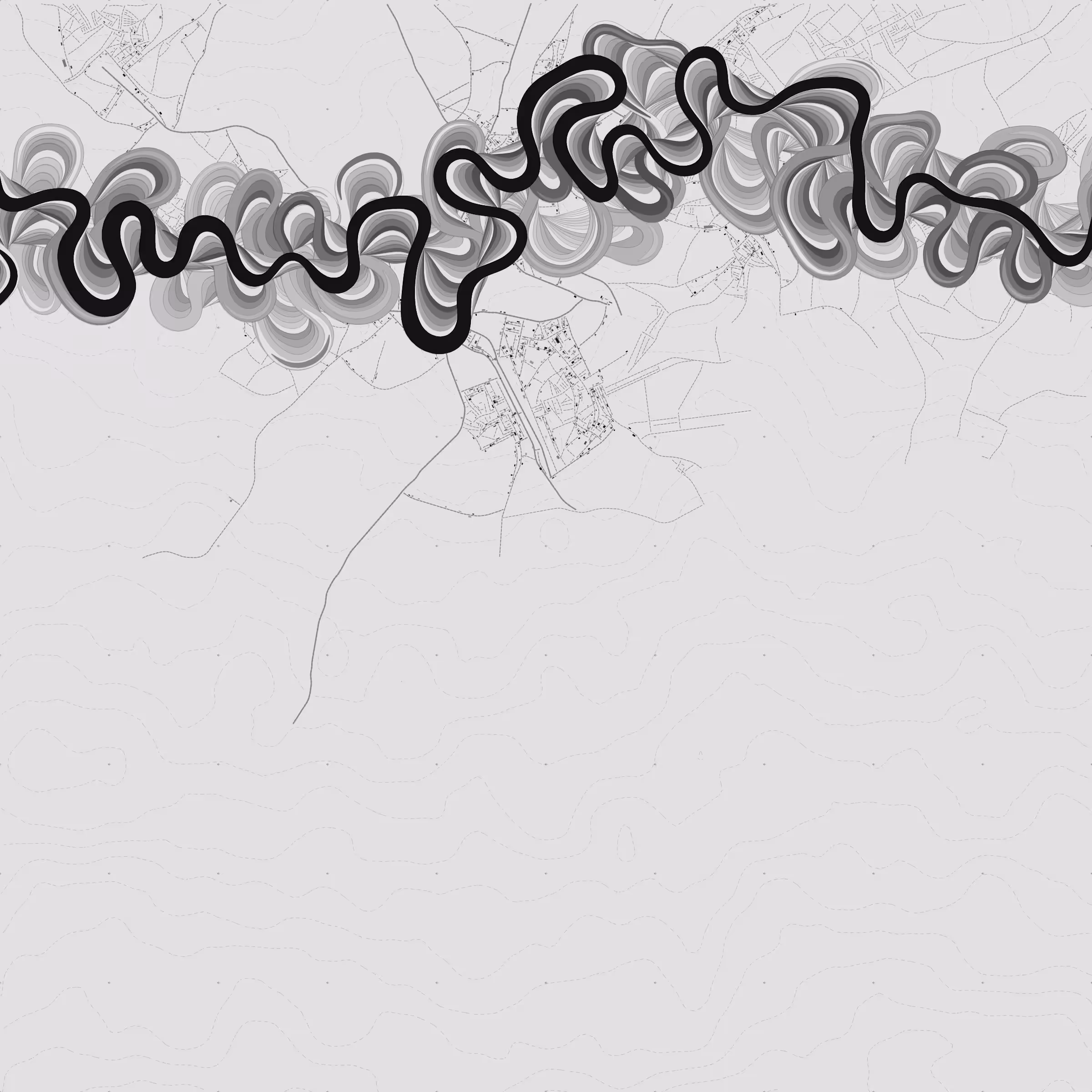 Ancient Courses of Fictional Rivers #753