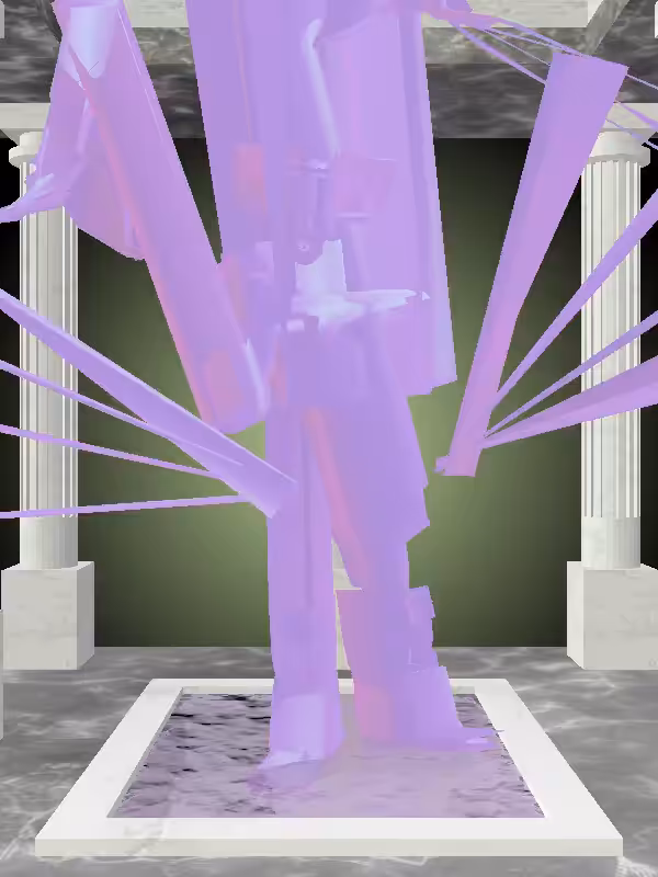 The Drunk Bright Purple Woman #3951