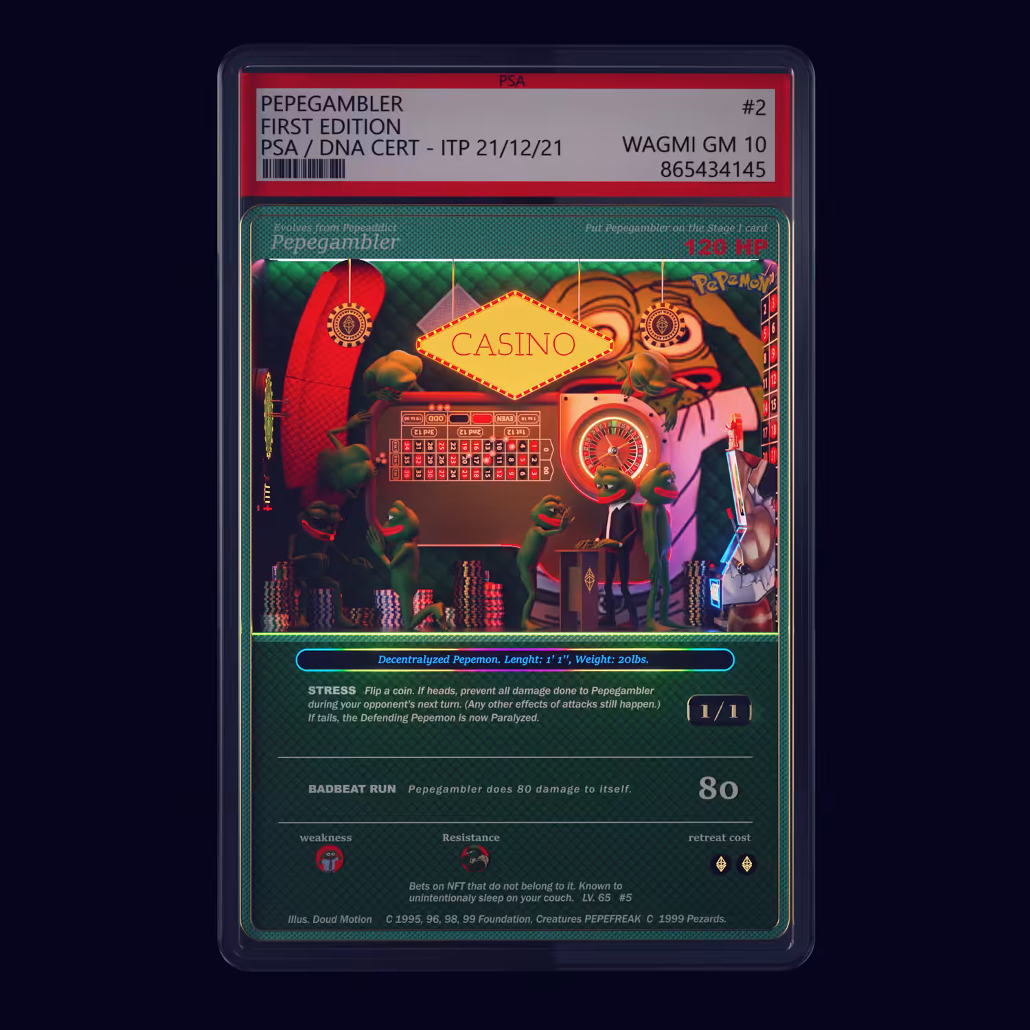 Pepemon Card #002