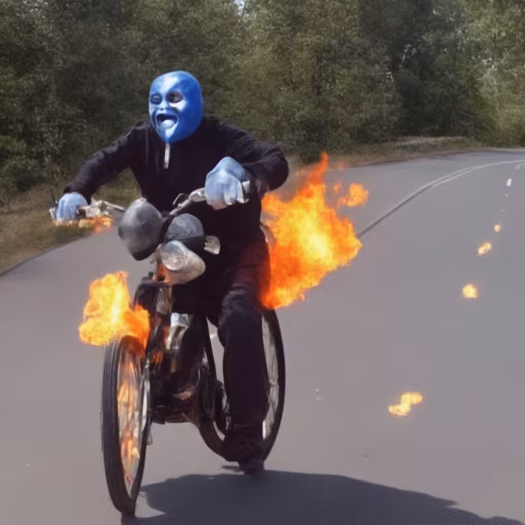 Mad biker