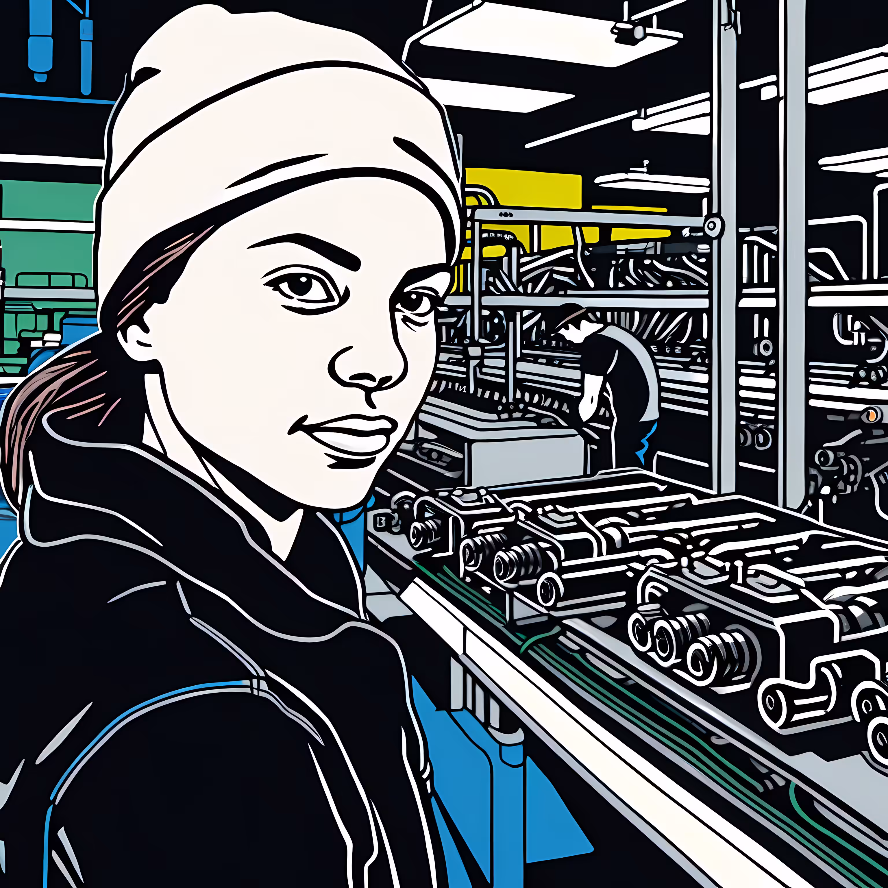Workforce Portrait / Automotive Assembly Line Worker #3