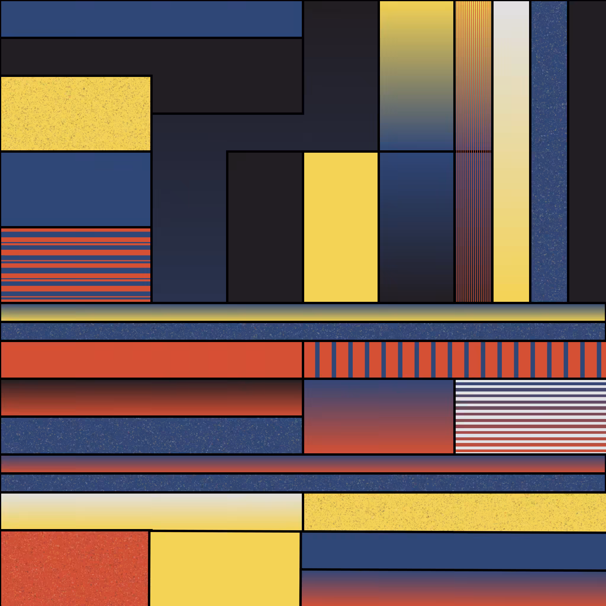 Agricultural Landscapes - Mondrian Edition #8